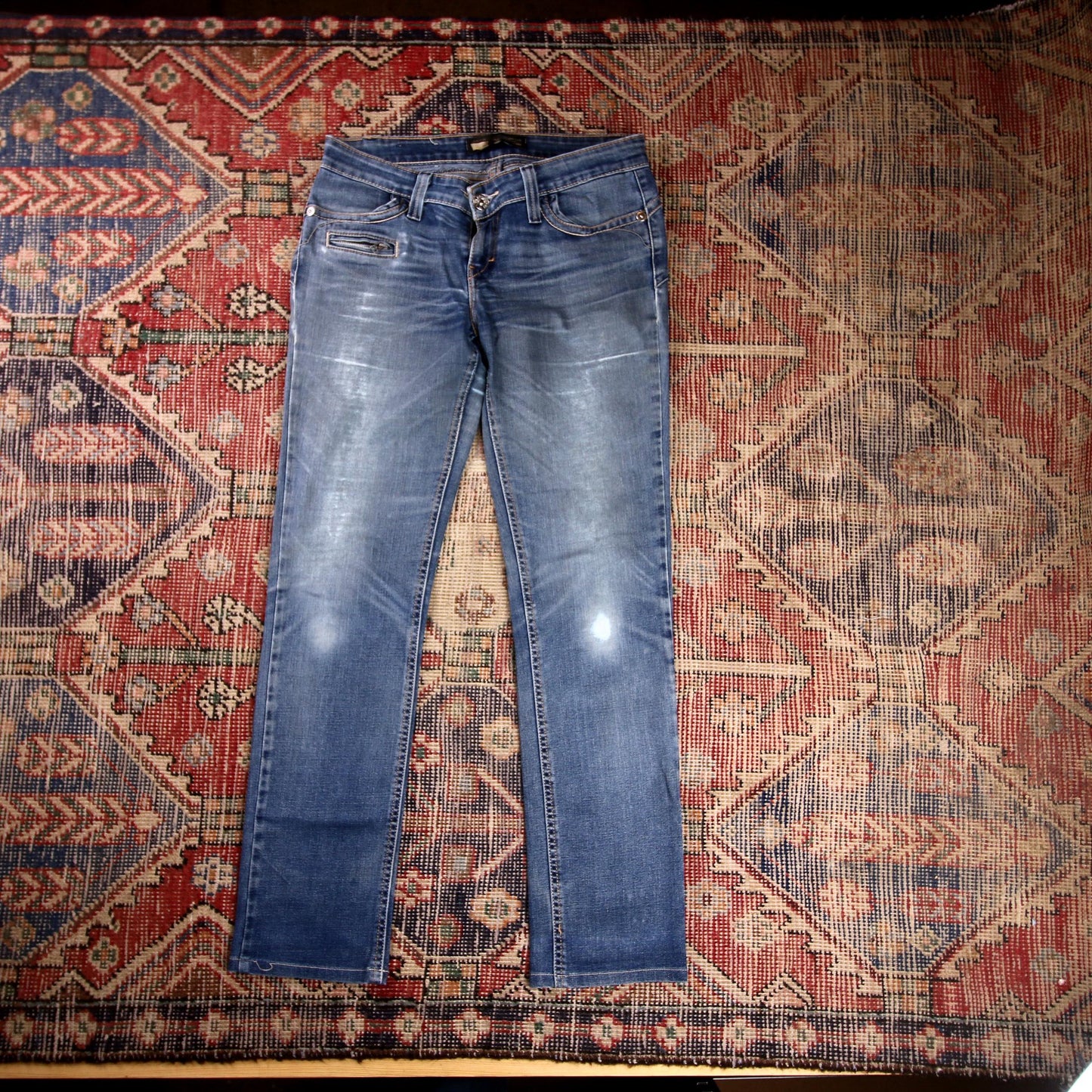 Levi's W28 L29 Skinny Blue Denim Jeans