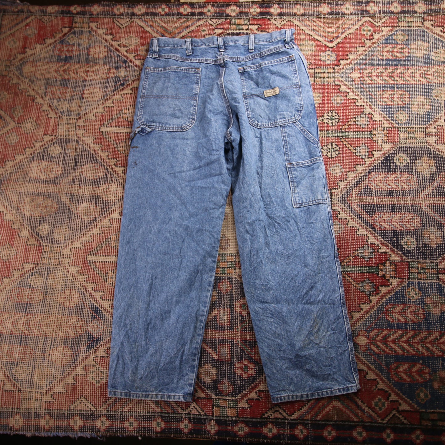Wrangler W34 L28 Carpenter Blue Denim Jeans