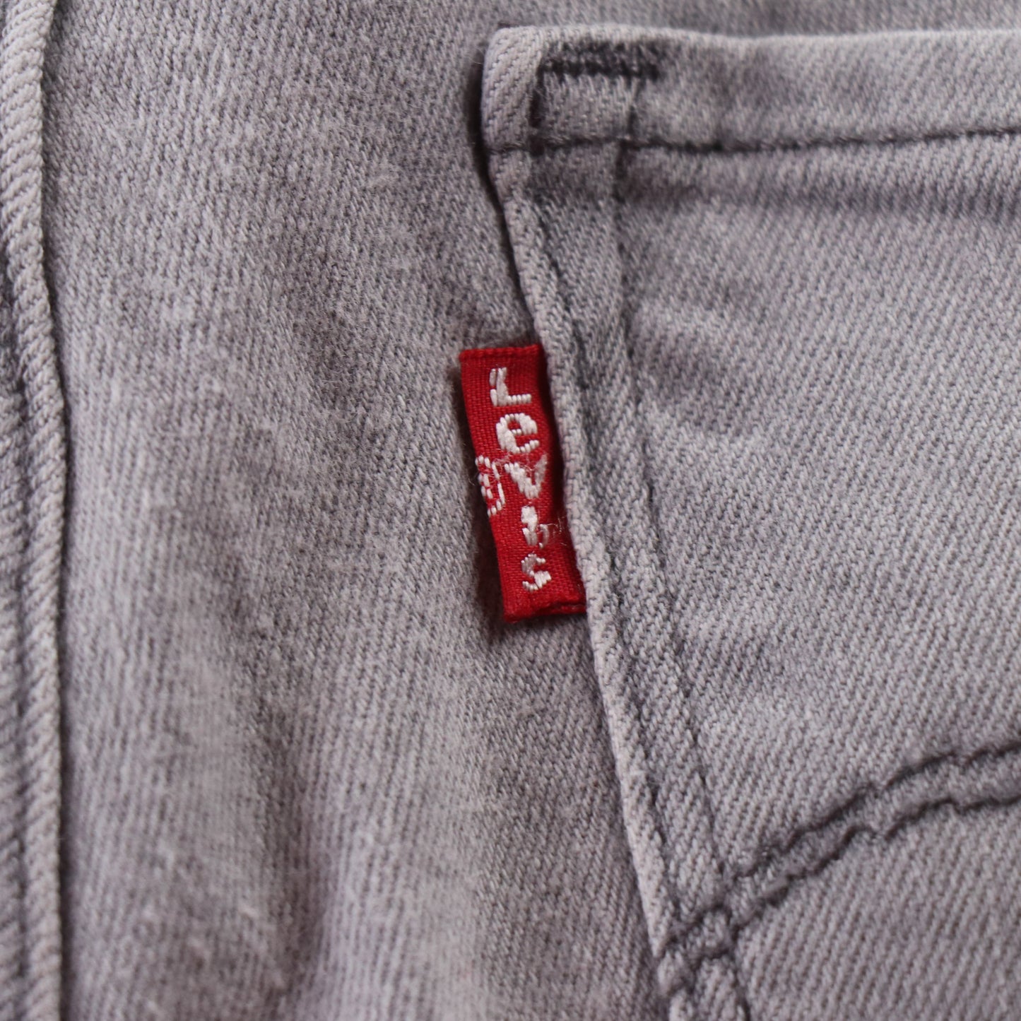 Levi's 712 Red Tab W28 L29 Slim Grey Denim Jeans