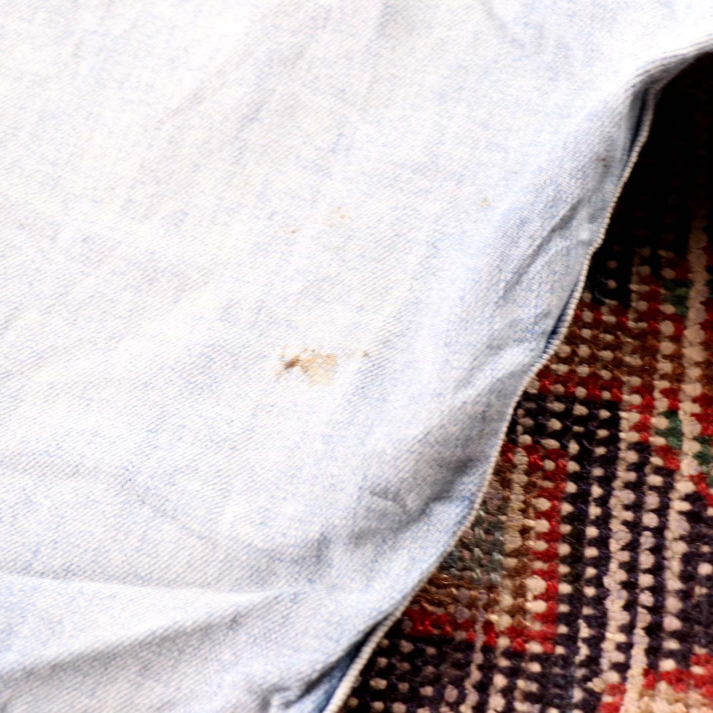 Levi's 501 Red Tab W36 L27 Original Fit Classic Ripped Style Blue Denim Jeans