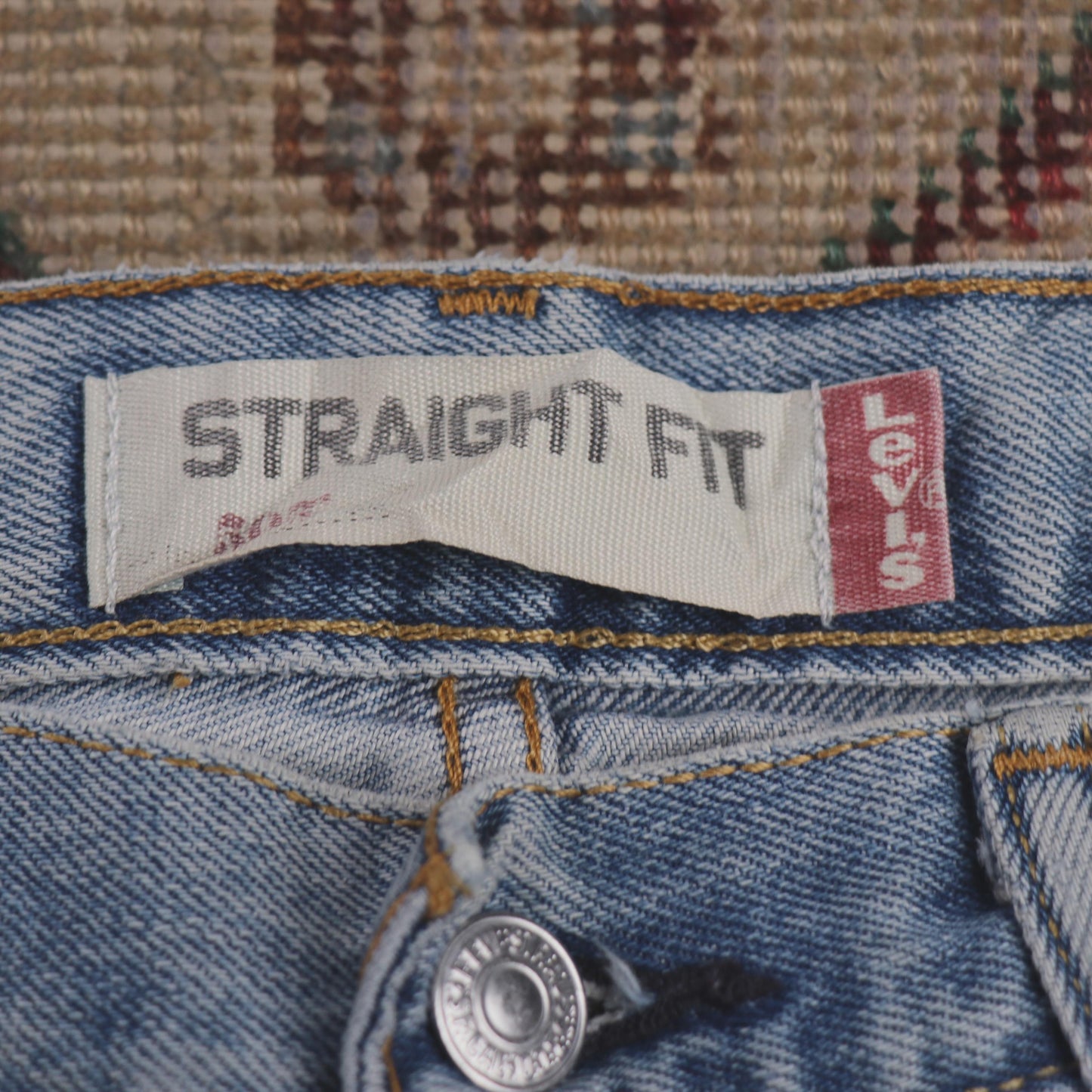 Levi's 505 W34 L29 Straight Leg Regular Fit Blue Denim Jeans