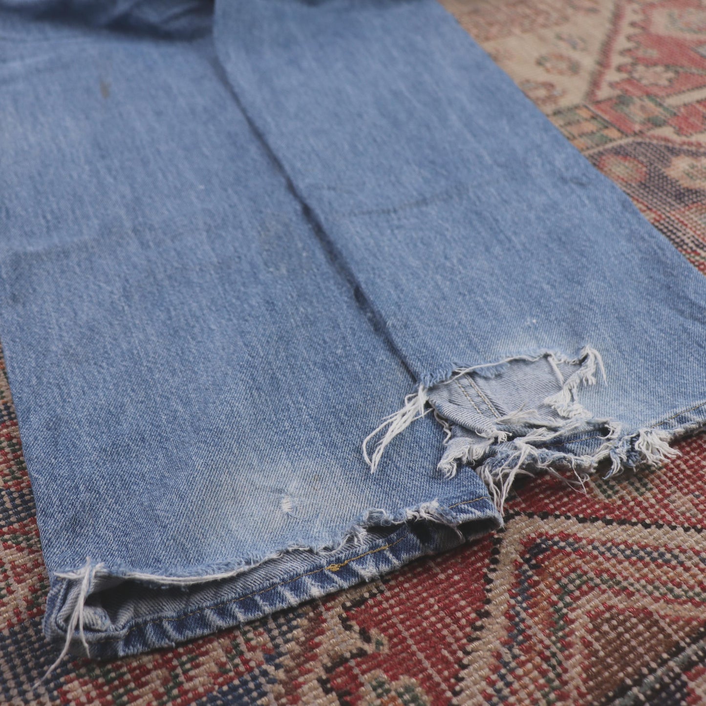Lee W32 L33 Straight Leg Relaxed Fit Blue Denim Jeans
