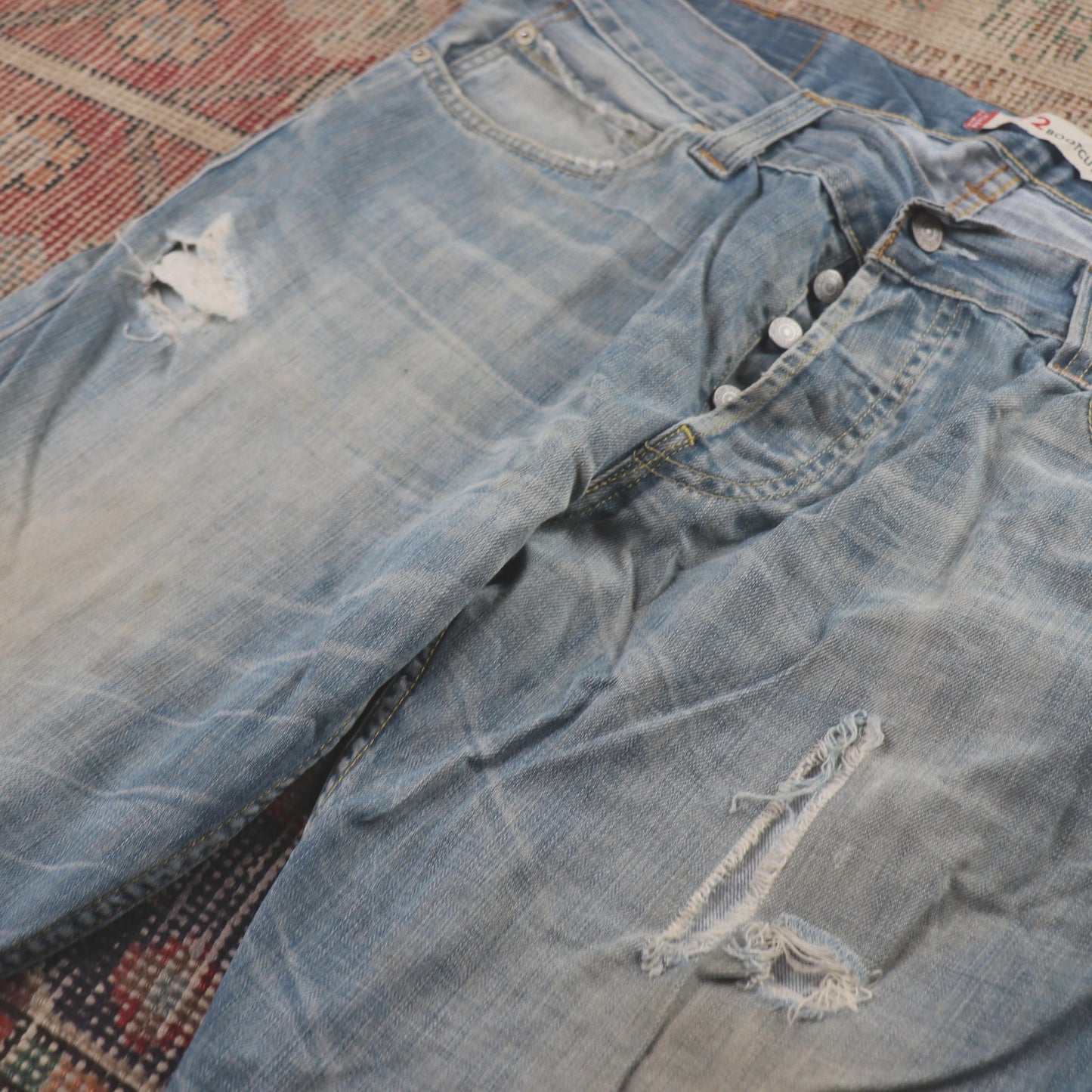 Levi's 512 W36 L30 Tapered Leg Slim Fit Blue Denim Jeans