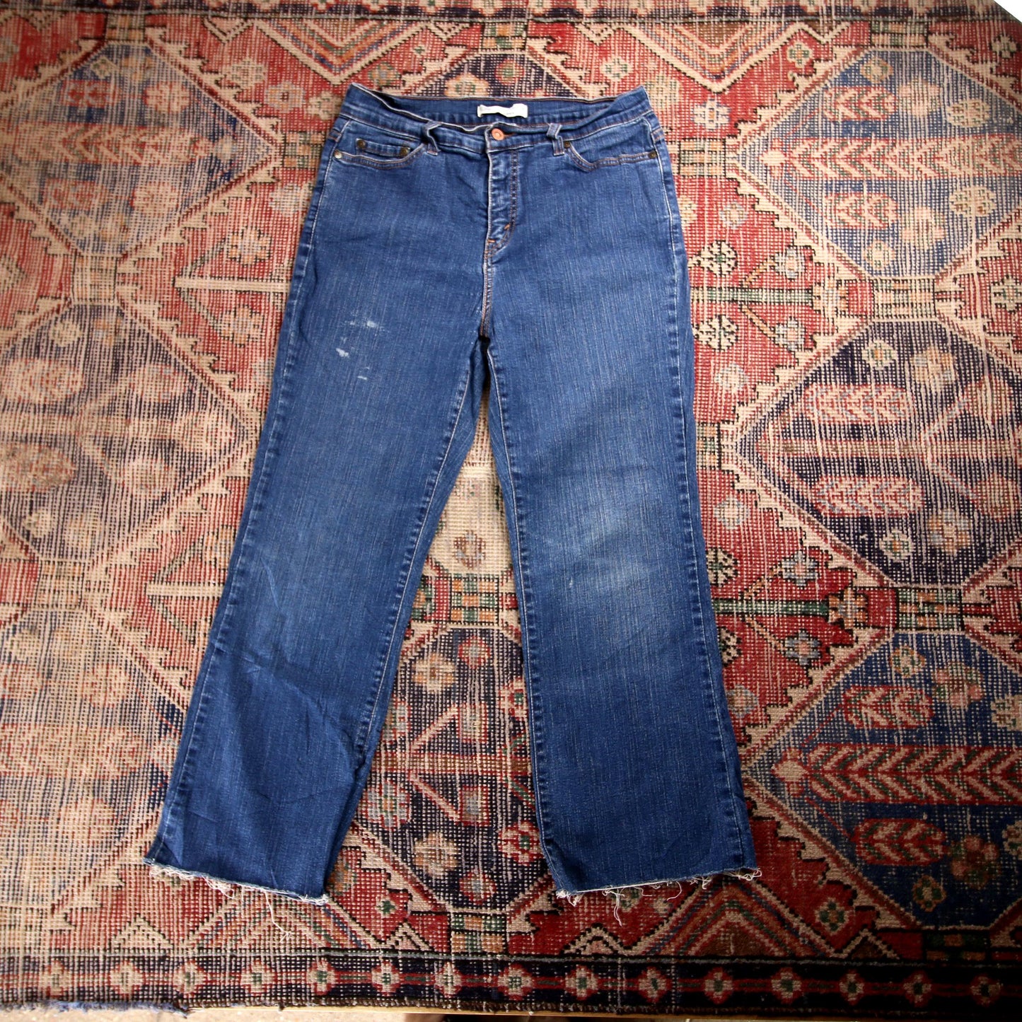 Levi's W30 L26 Bootcut Blue Denim Jeans