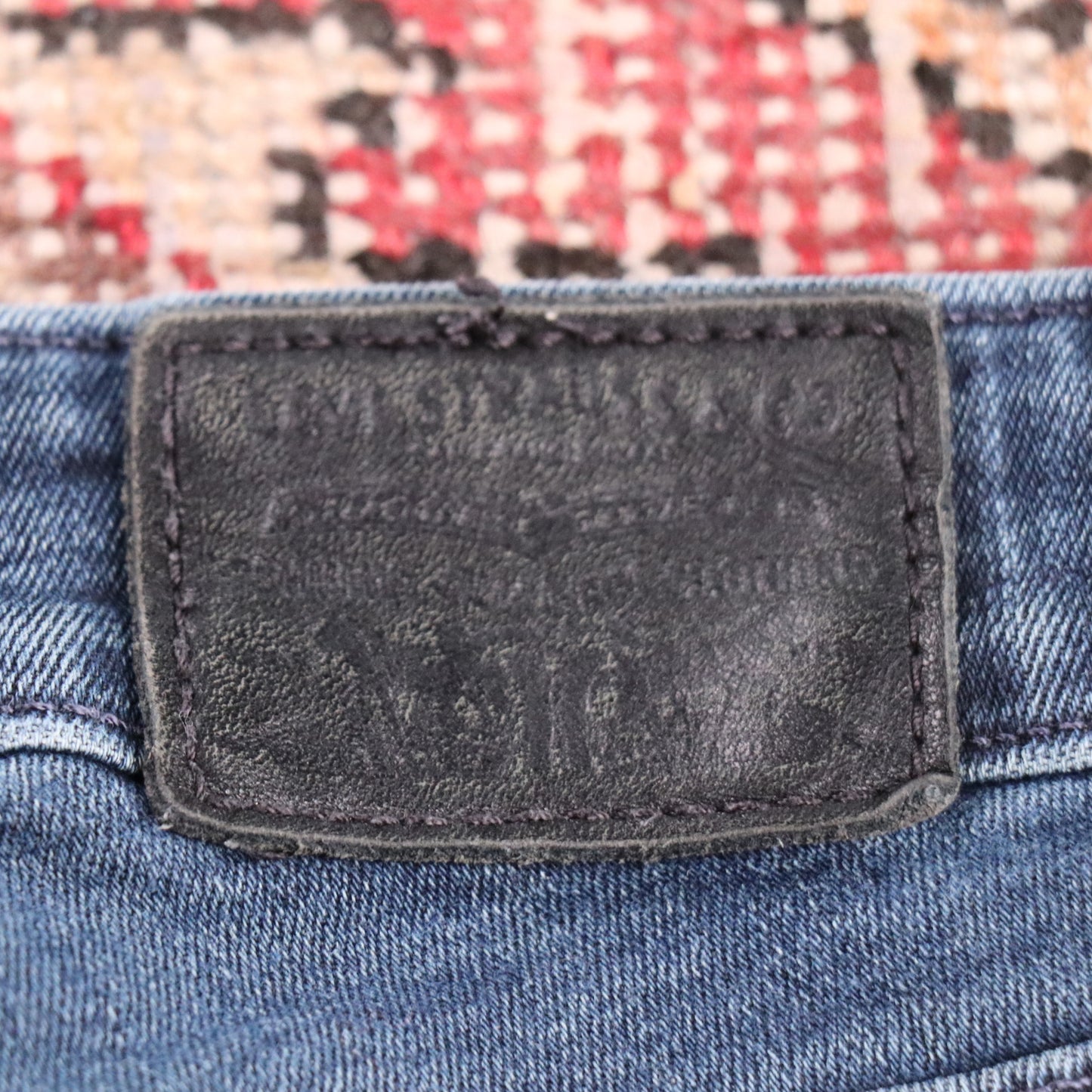 Levi's 712 Capital E W28 L29 Slim Fit Blue Denim Jeans
