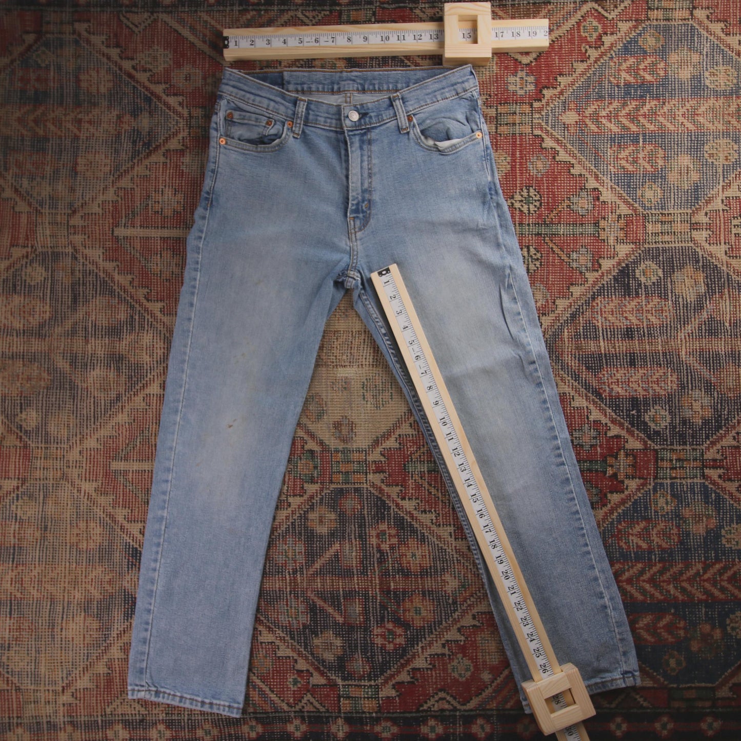 Levi's 511 Red Tab W30 L28 Slim Fit Blue Denim Jeans