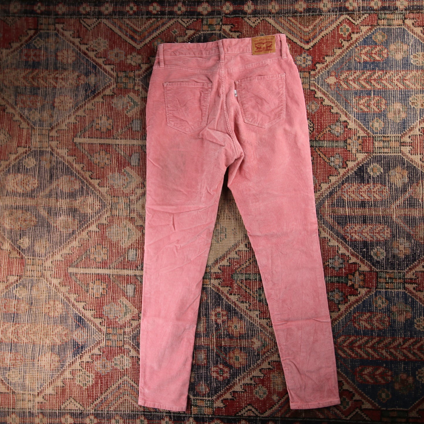 Levi's 727 W32 L28 Skinny Blue Corduroy Jeans