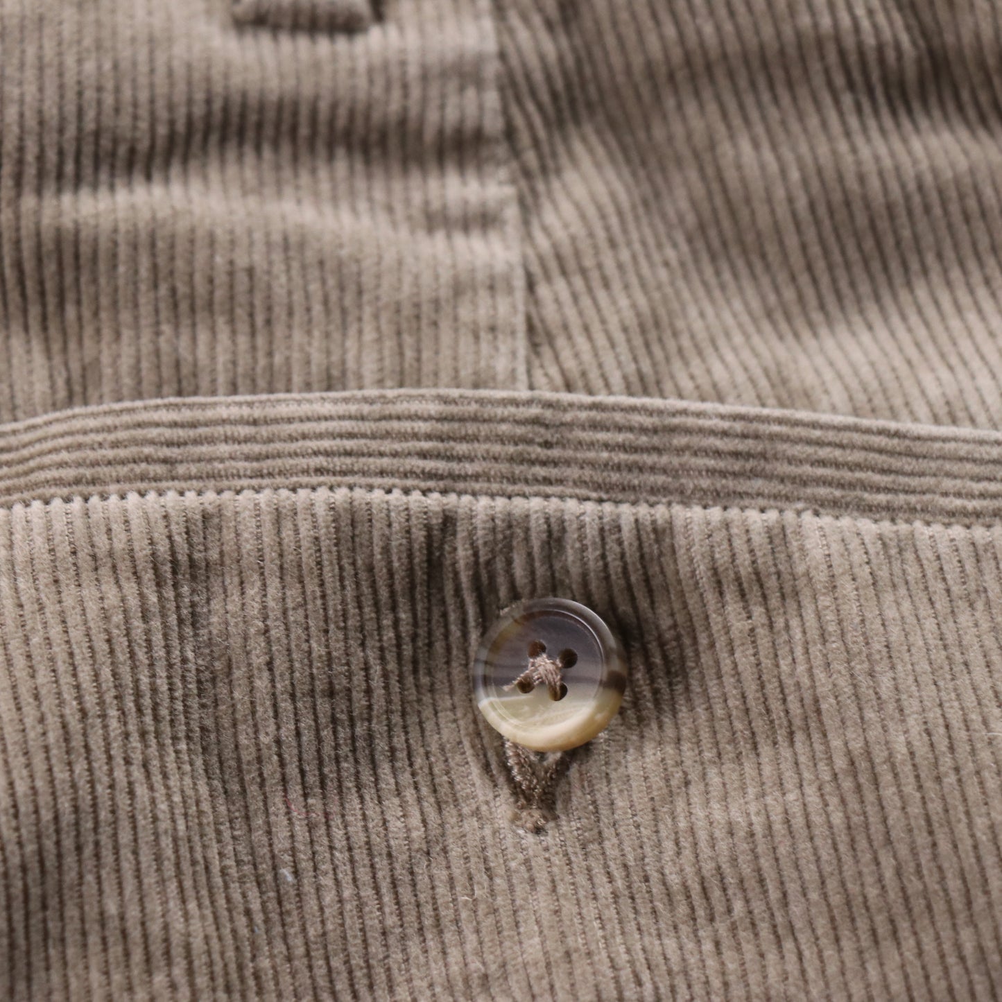 Unbranded W34 L29 Straight Leg Beige Corduroy Trousers