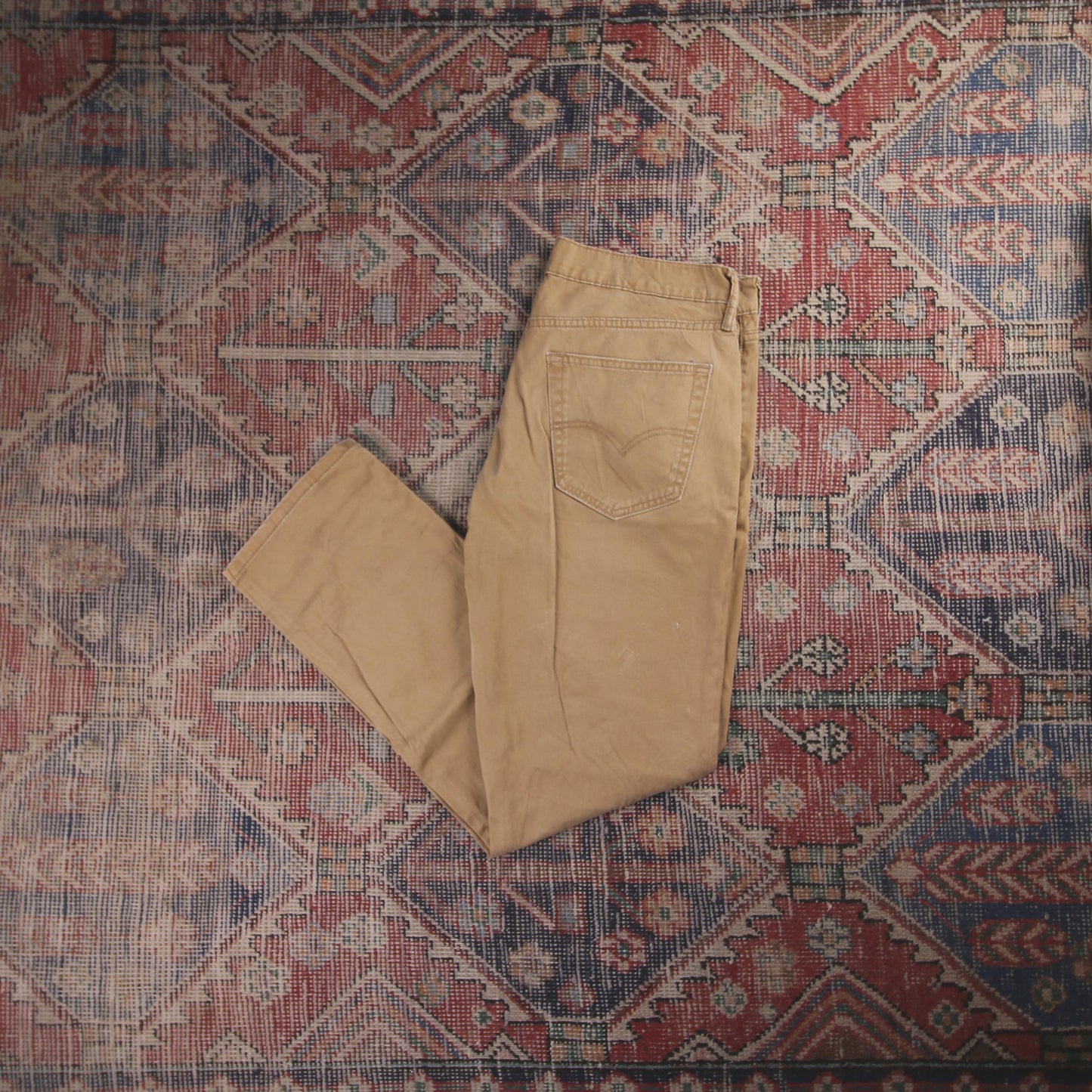 Levi's W64 L29 Straight Leg Brown Denim Jeans