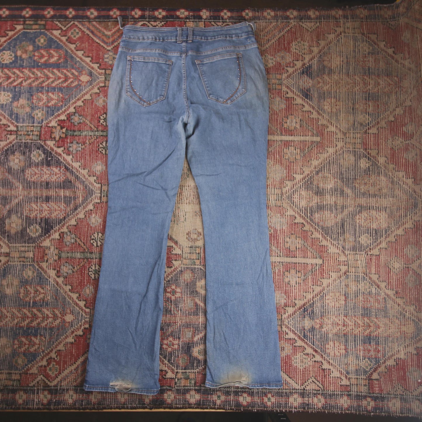 Lee W34 L30 Bootcut Blue Denim Jeans