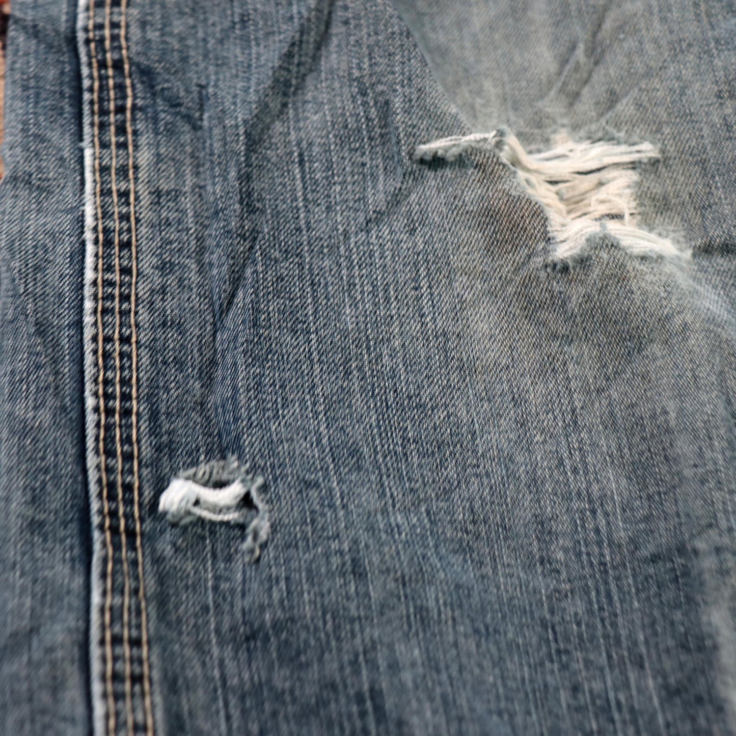 Lee W36 L31 Carpenter Classic Ripped Style Blue Denim Jeans