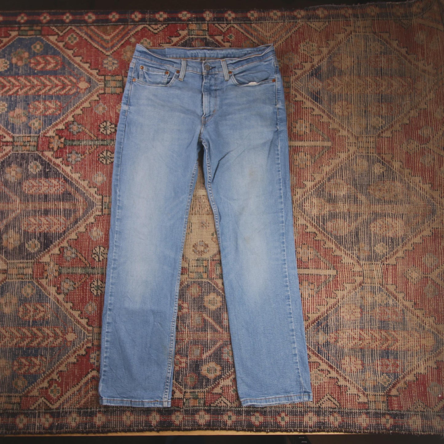 Levi's 514 W32 L30 Straight Leg Black Denim Jeans