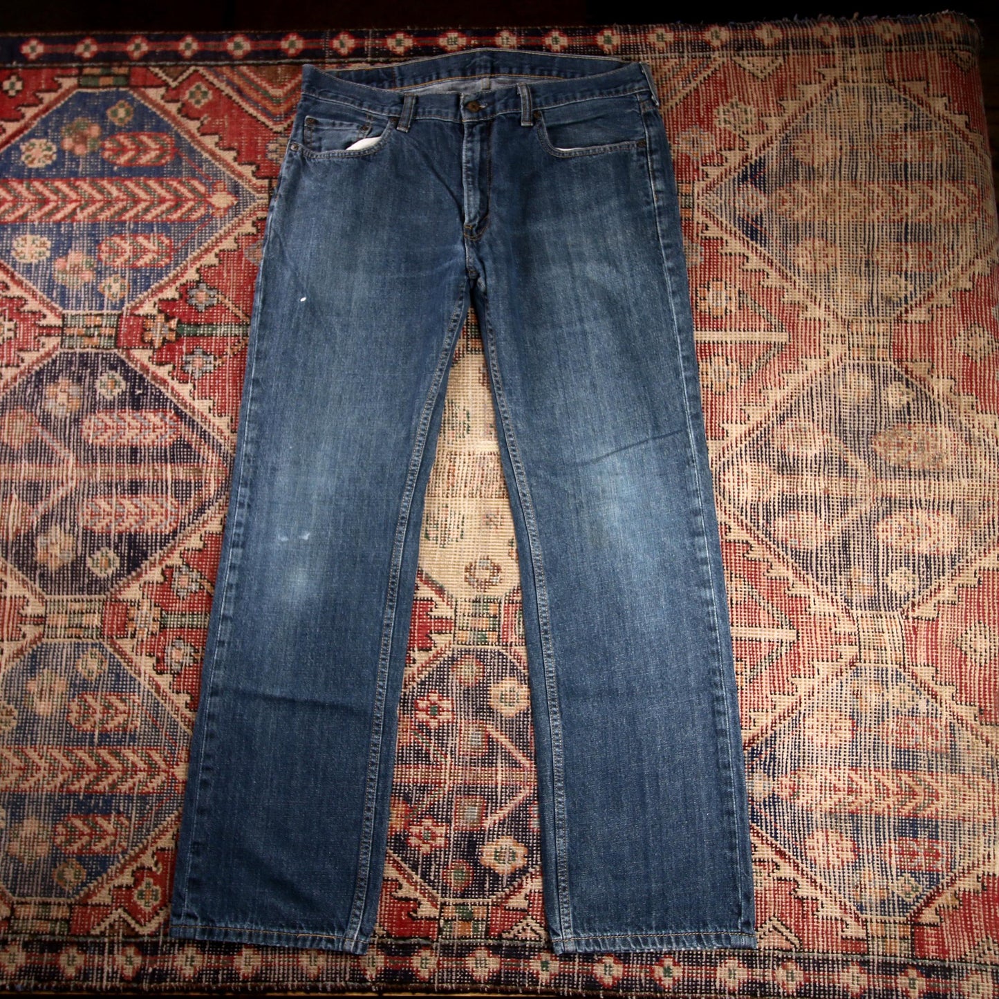 Levi's 559 W38 L33 Straight Leg Relaxed Fit Blue Denim Jeans