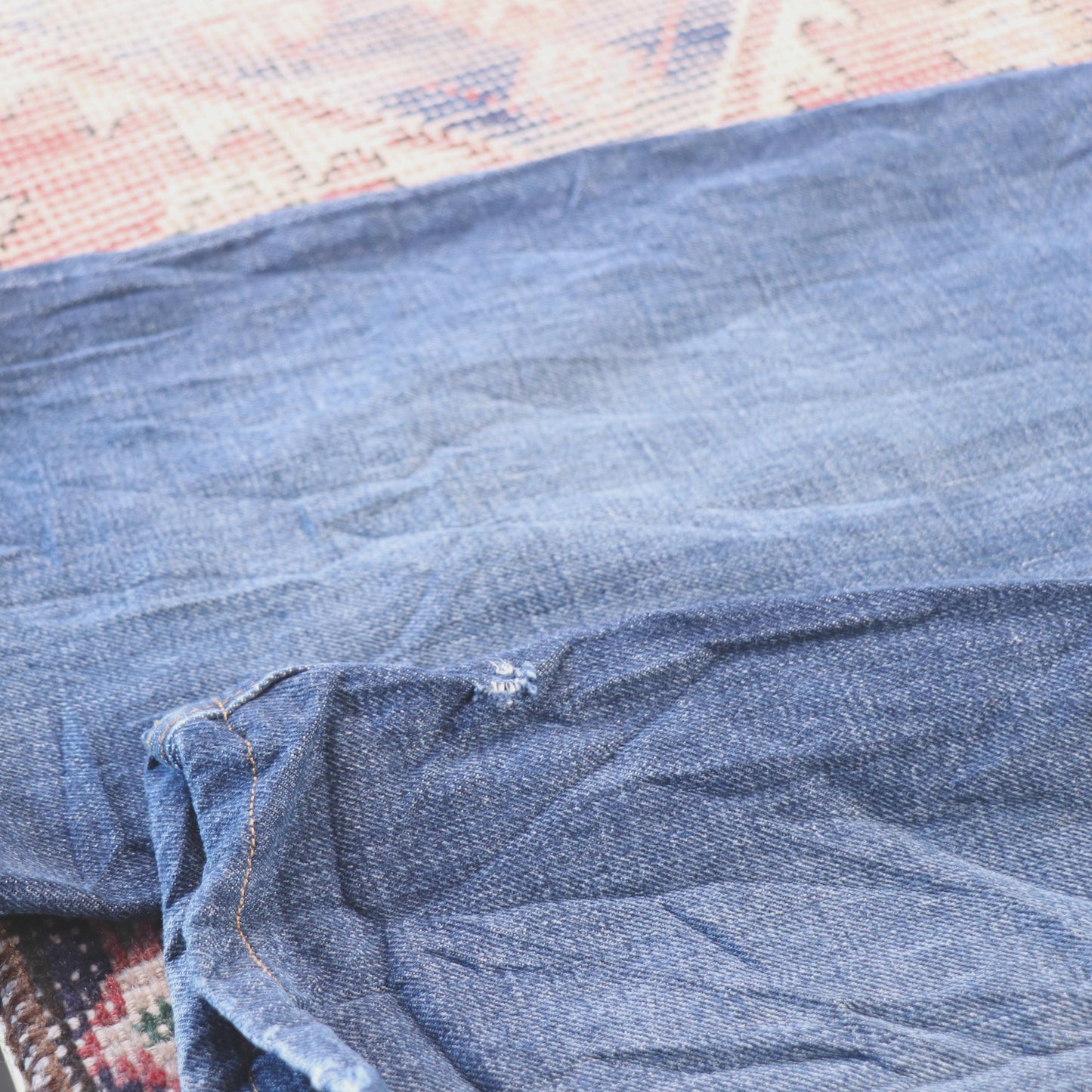 Levi's W34 L28 Straight Leg Blue Denim Jeans