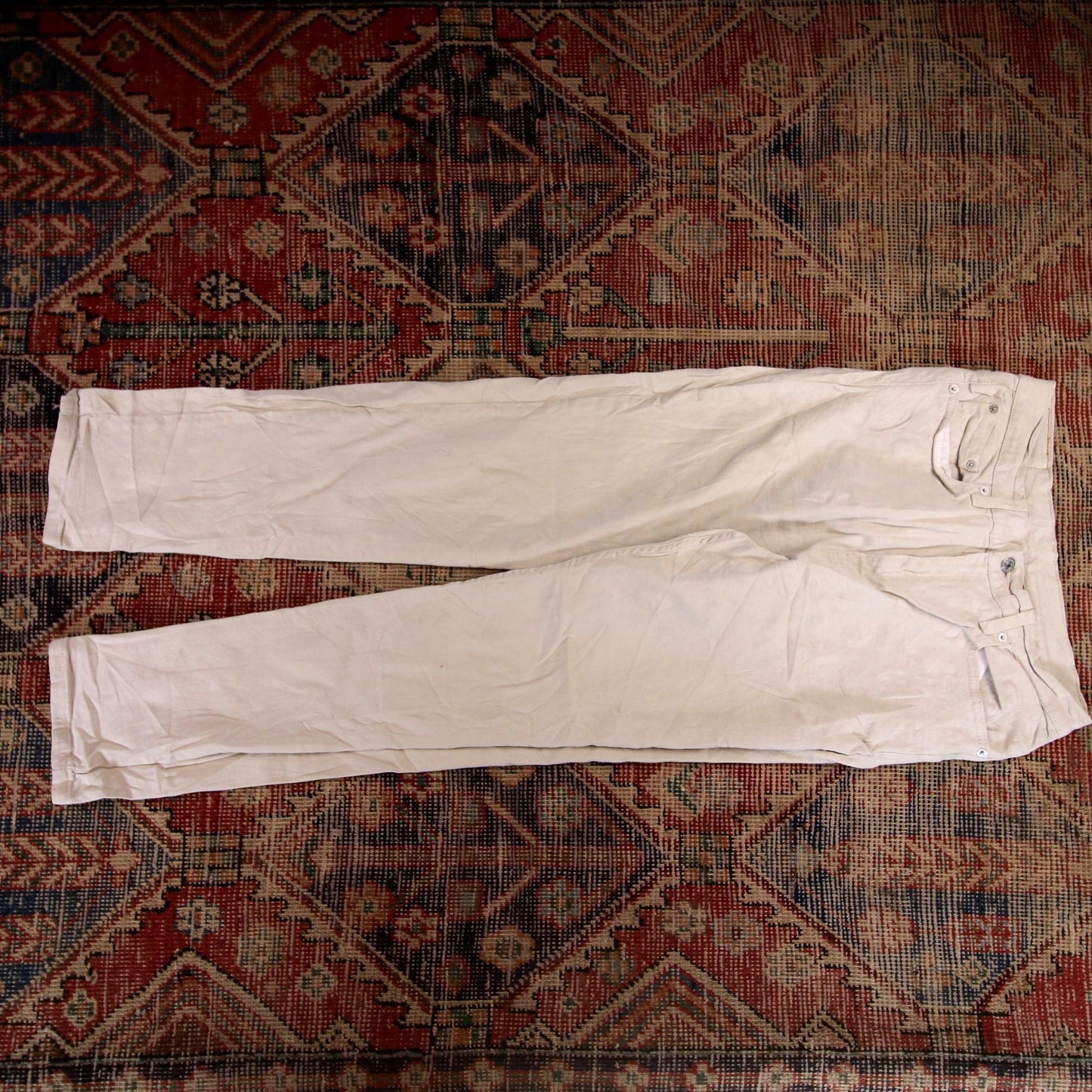 Levi's 512 W30 L29 Tapered Leg Slim Fit Beige Denim Jeans