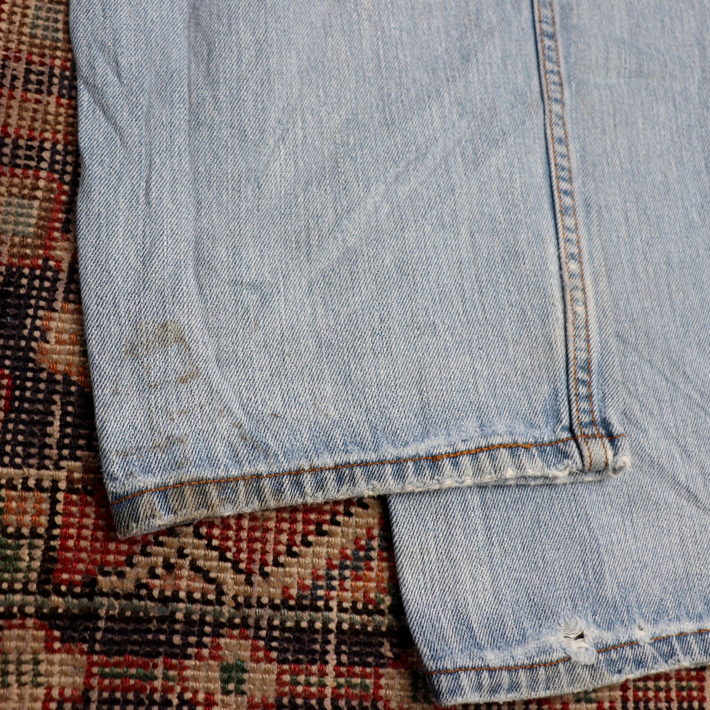 Levi's W32 L33 Straight Leg Blue Denim Jeans