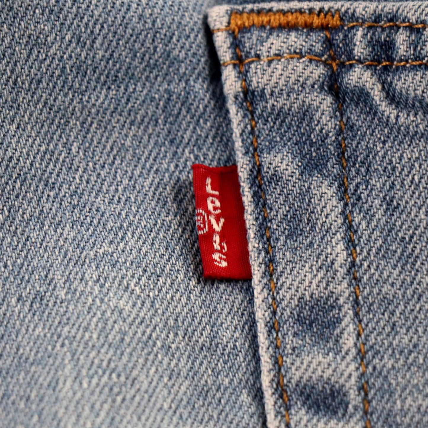 Levi's 505 Red Tab W34 L31 Straight Leg Regular Fit Blue Denim Jeans