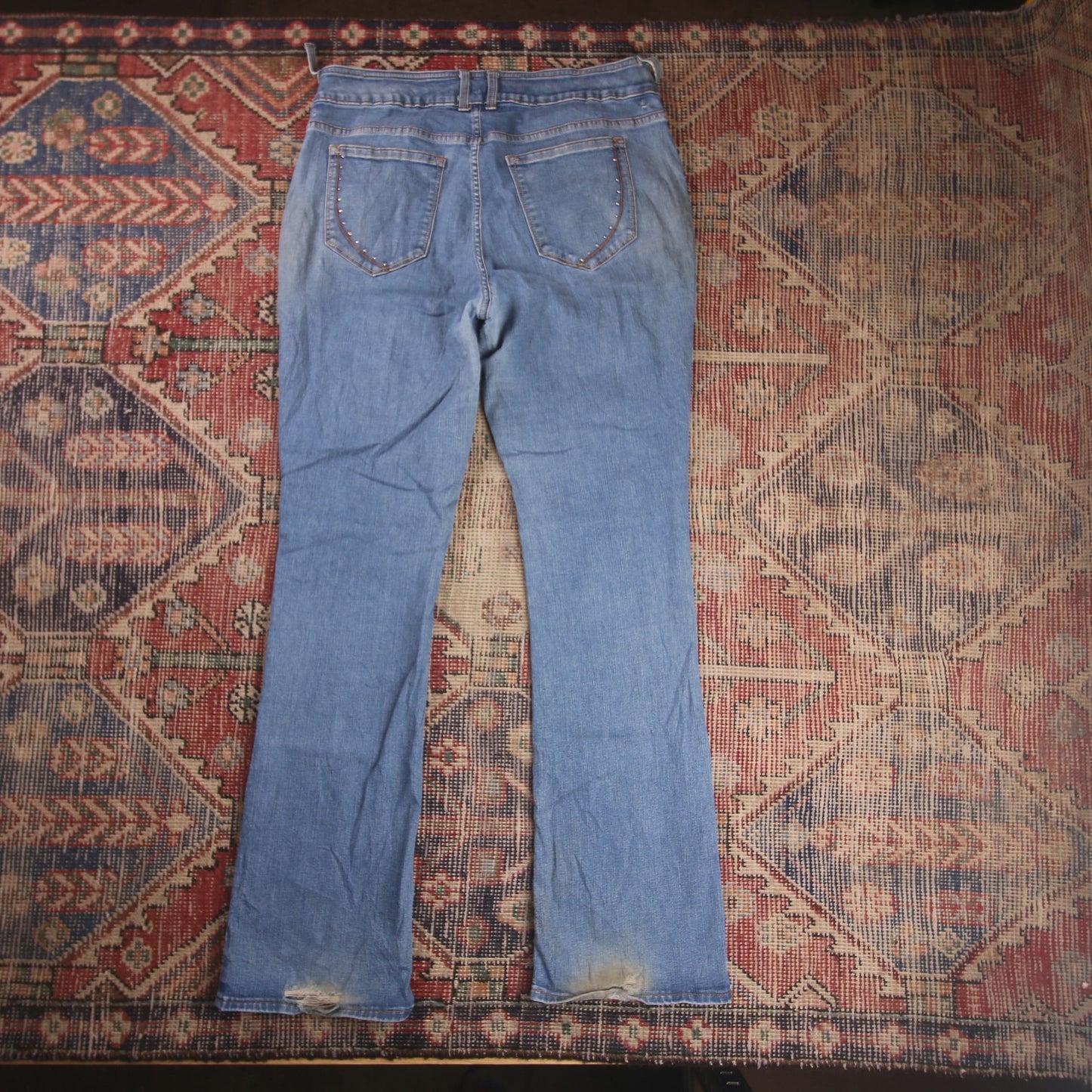 Lee W34 L30 Bootcut Blue Denim Jeans