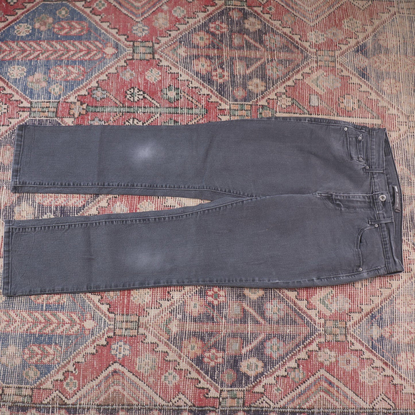 Levi's W30 L28 Straight Leg Black Denim Jeans