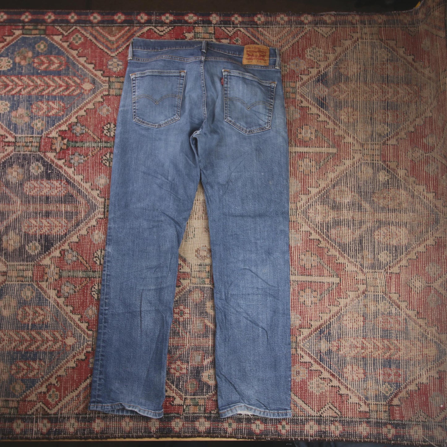 Levi's 514 W34 L30 Straight Leg Blue Denim Jeans