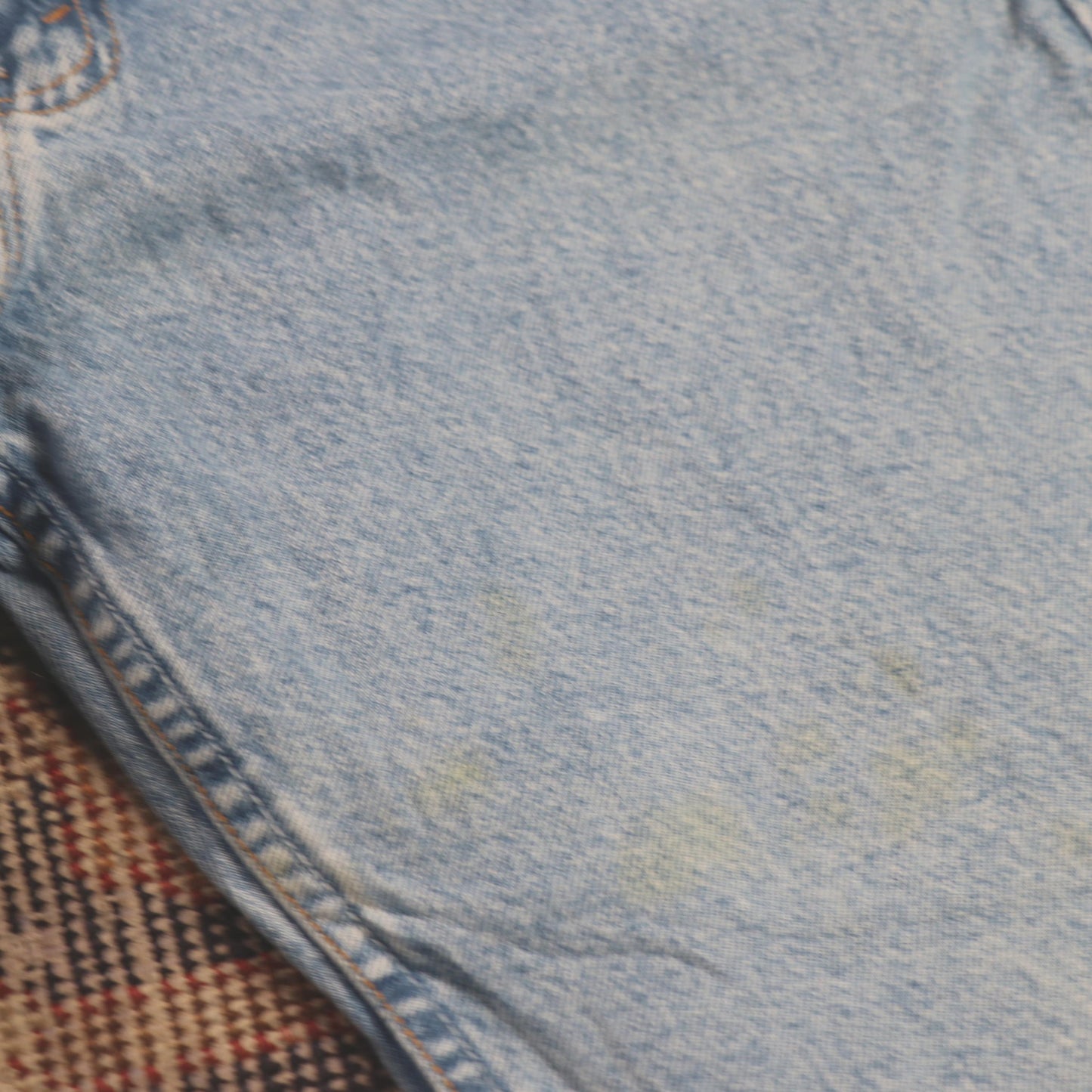 Levi's Signature W38 L30 Straight Leg Loose Fit Blue Denim Jeans