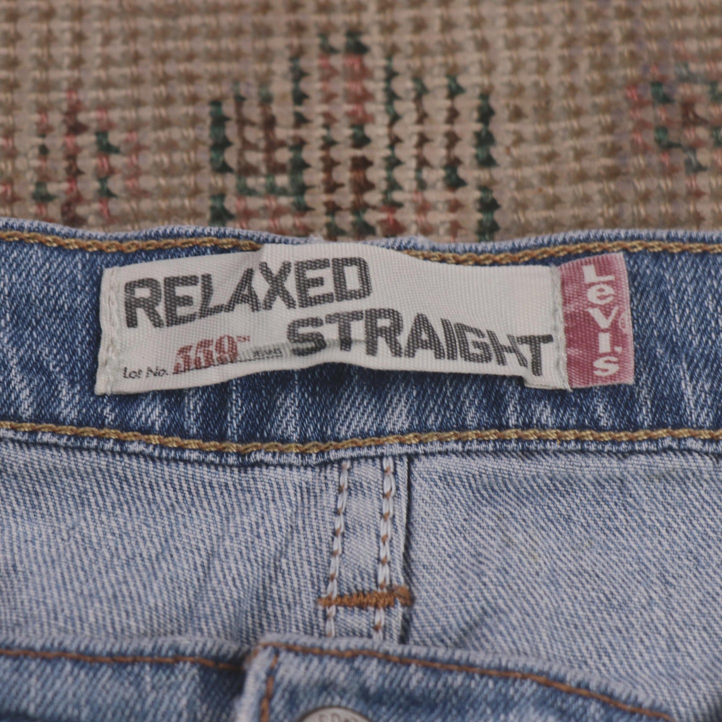 Levi's 559 W36 L29 Straight Leg Relaxed Fit Blue Denim Jeans