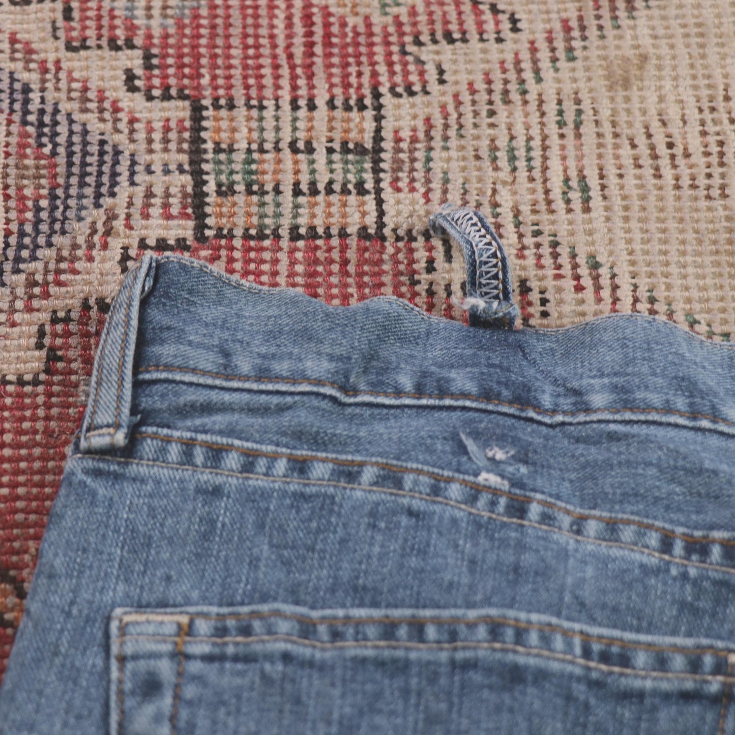 Lee W34 L29 Straight Leg Relaxed Fit Blue Denim Jeans