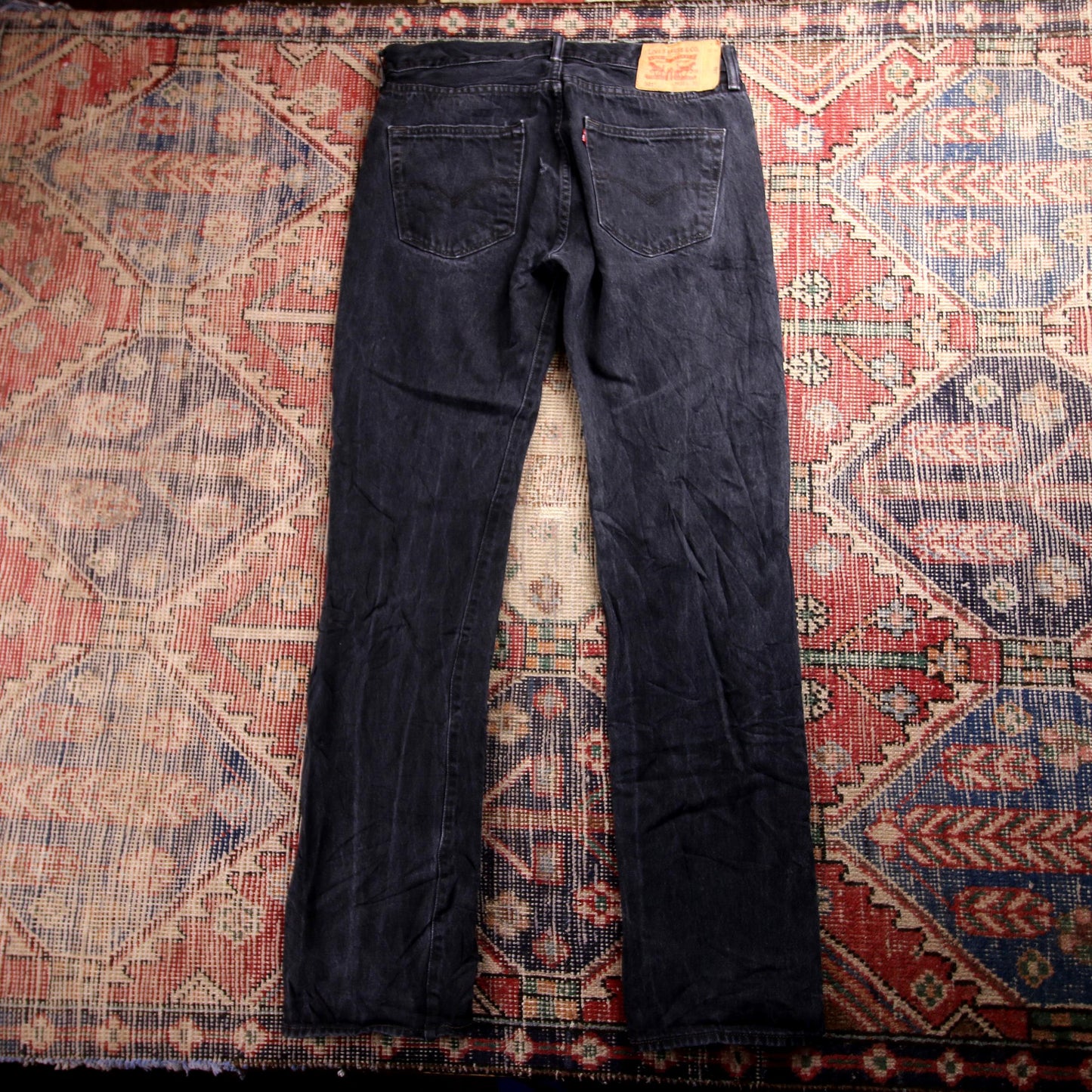 Levi's 501 W32 L32 Original Fit Black Denim Jeans