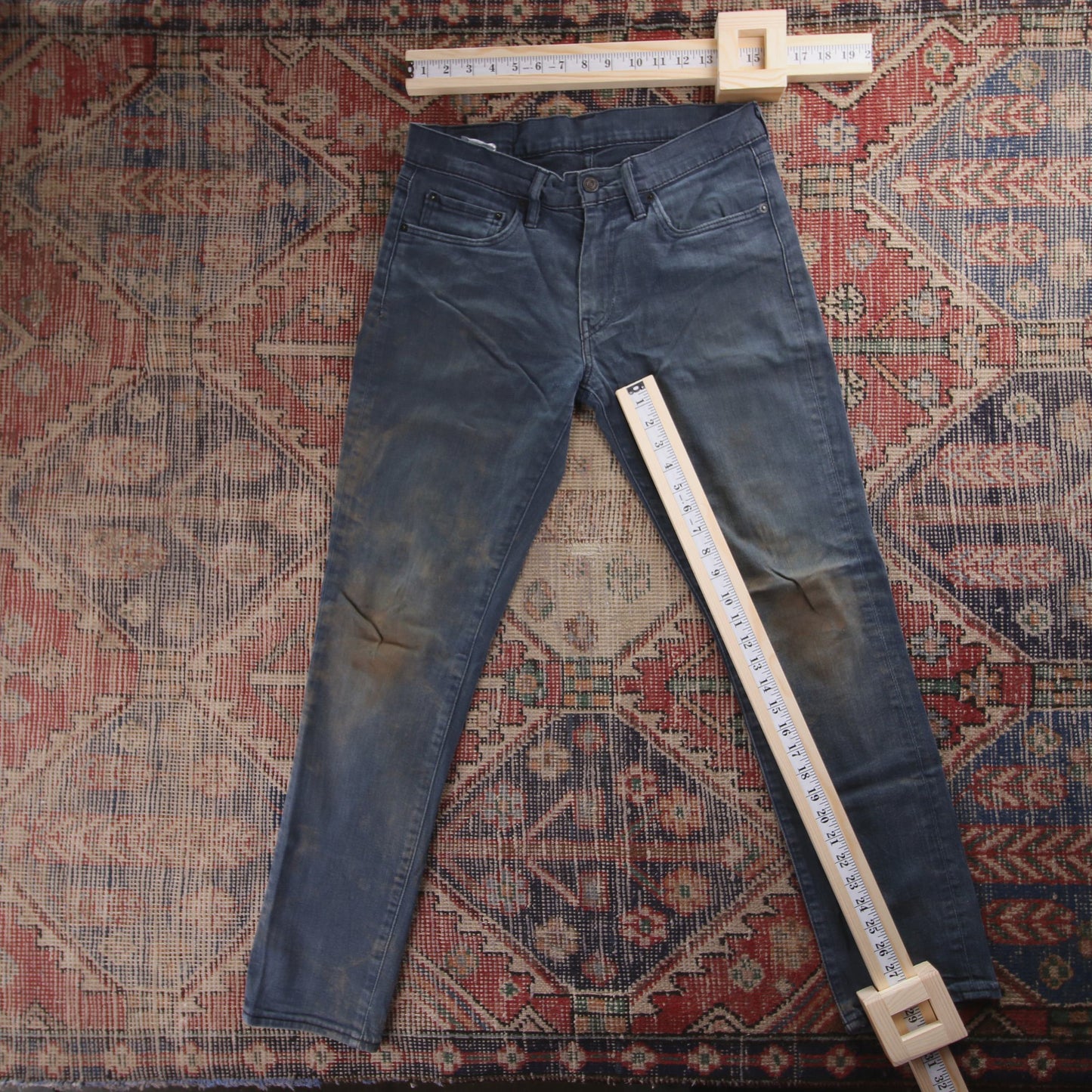 Levi's 511 Red Tab W30 L29 Slim Fit Blue Denim Jeans