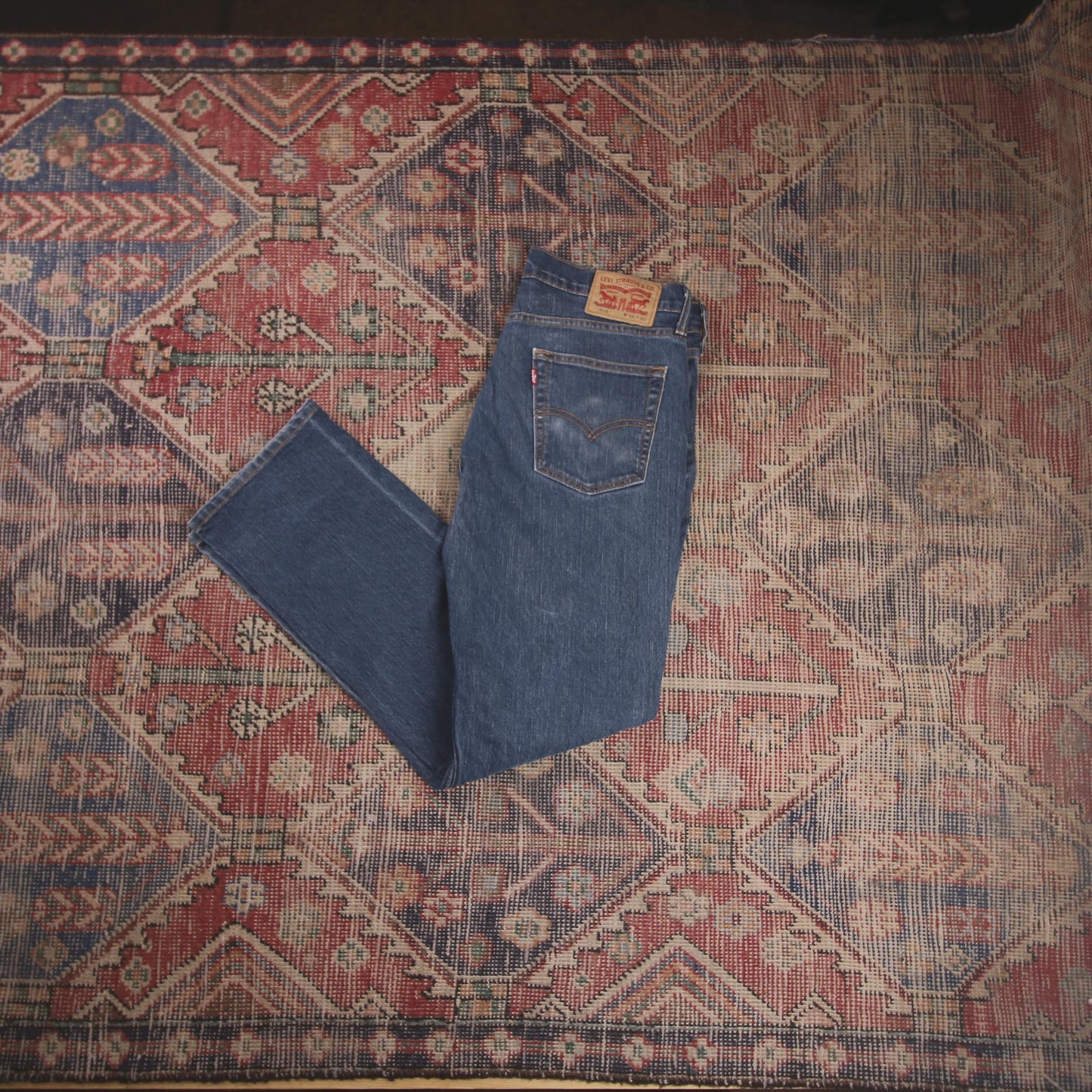Levi's 514 W34 L30 Straight Leg Blue Denim Jeans