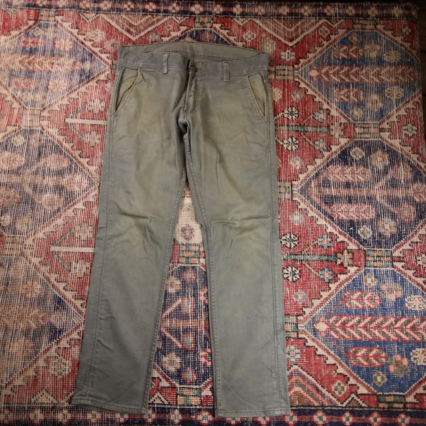 Levi's W34 L30 Straight Leg Loose Fit Blue Denim Jeans