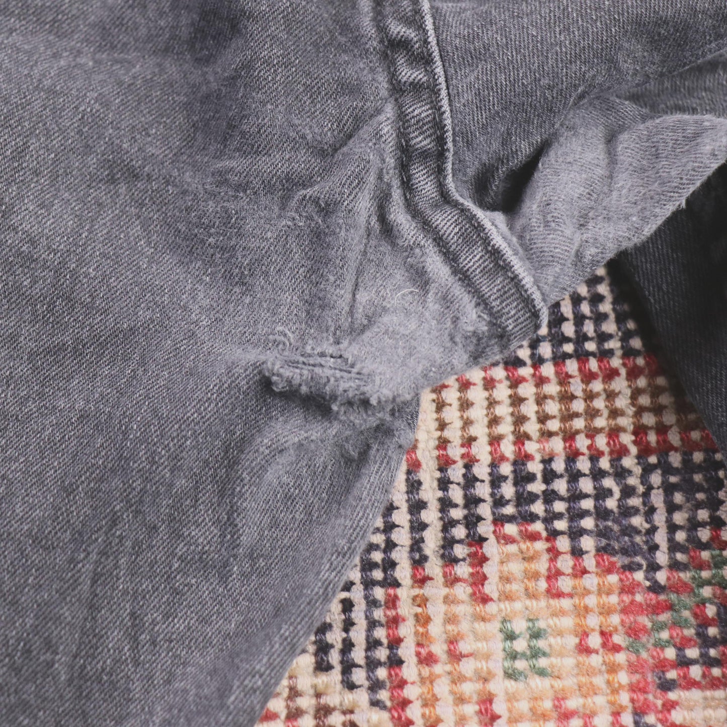 Levi's 514 W40 L31 Straight Leg Black Denim Jeans
