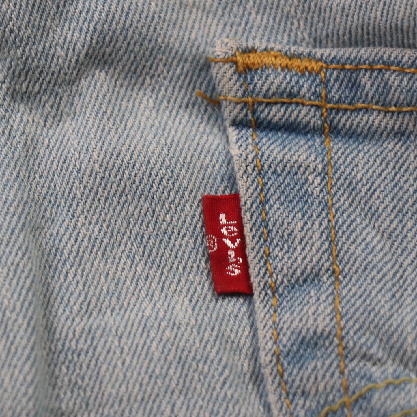 Levi's 515 Red Tab W34 L9 Flared Blue Denim Jeans
