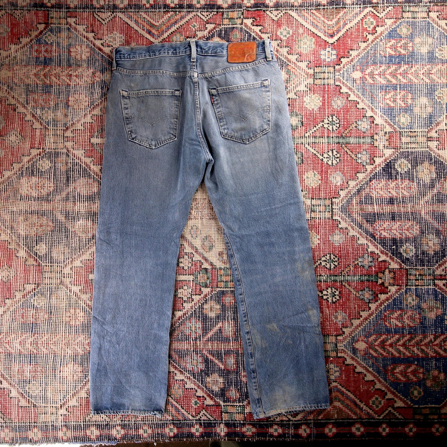 Levi's 501 Red Tab W32 L25 Original Fit Blue Denim Jeans
