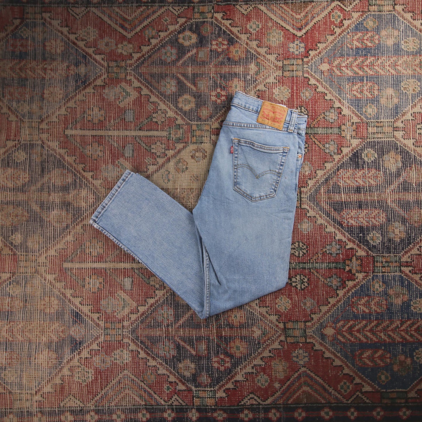 Levi's 511 Red Tab W30 L28 Slim Fit Blue Denim Jeans