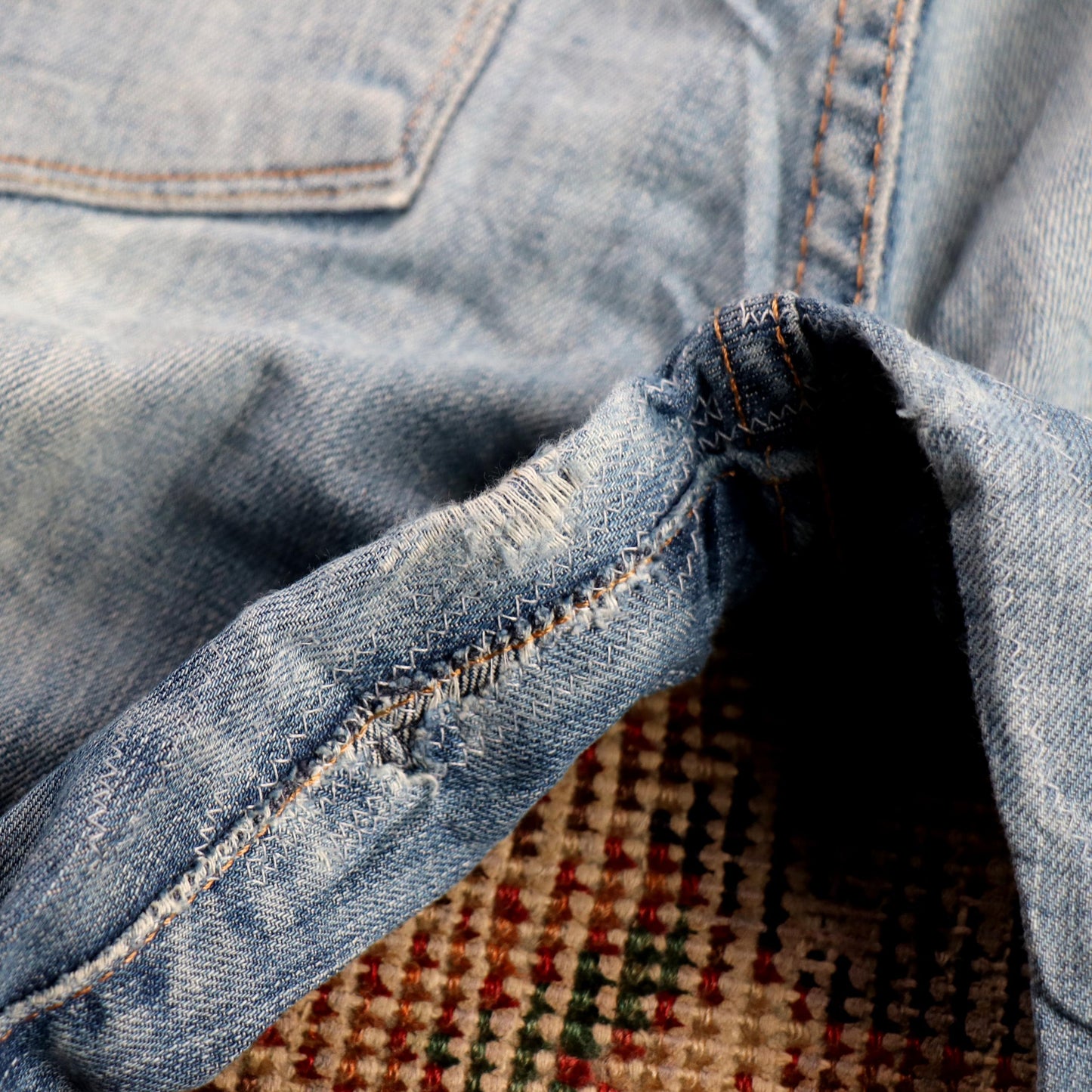 Levi's W30 L34 Skinny Classic Ripped Style Blue Denim Jeans