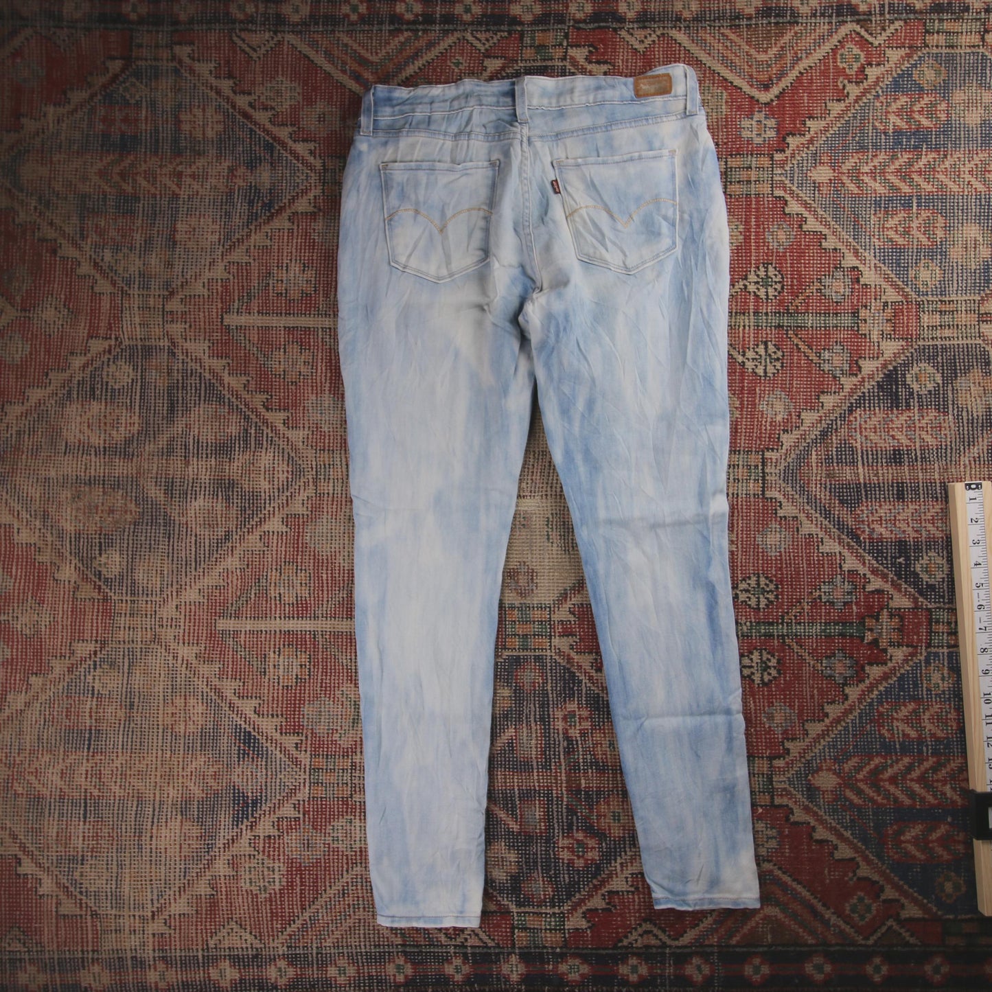 Levi's W32 L29 Skinny Blue Denim Jeans