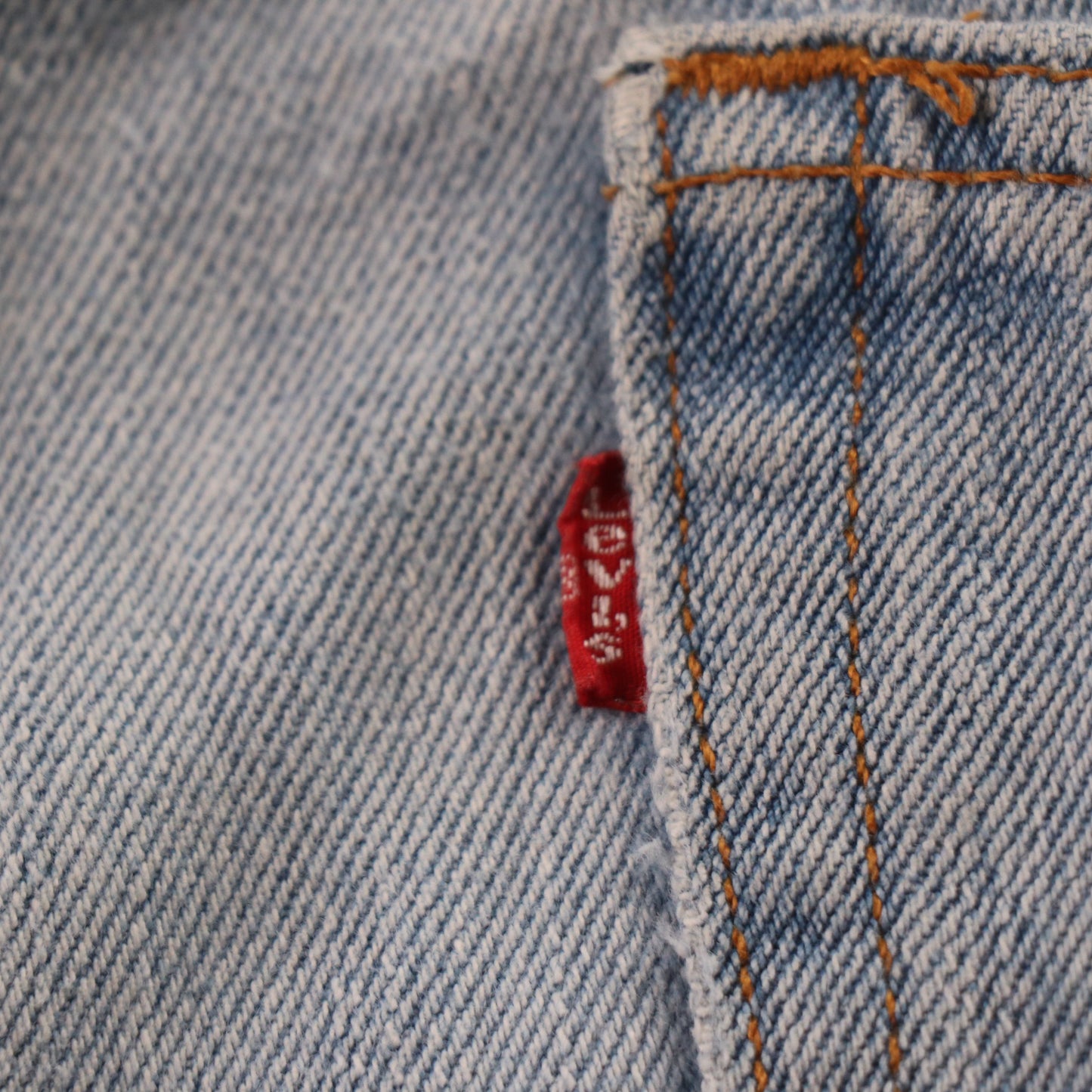 Levi's 505 Red Tab W42 L29 Straight Leg Regular Fit Blue Denim Jeans