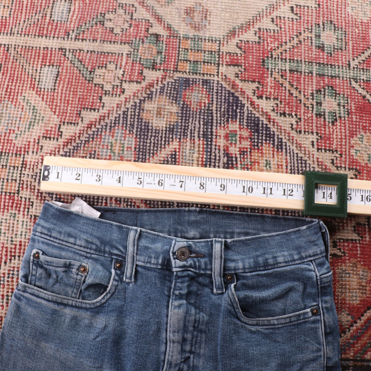 Levi's 721 Red Tab W28 L29 Skinny Blue Denim Jeans