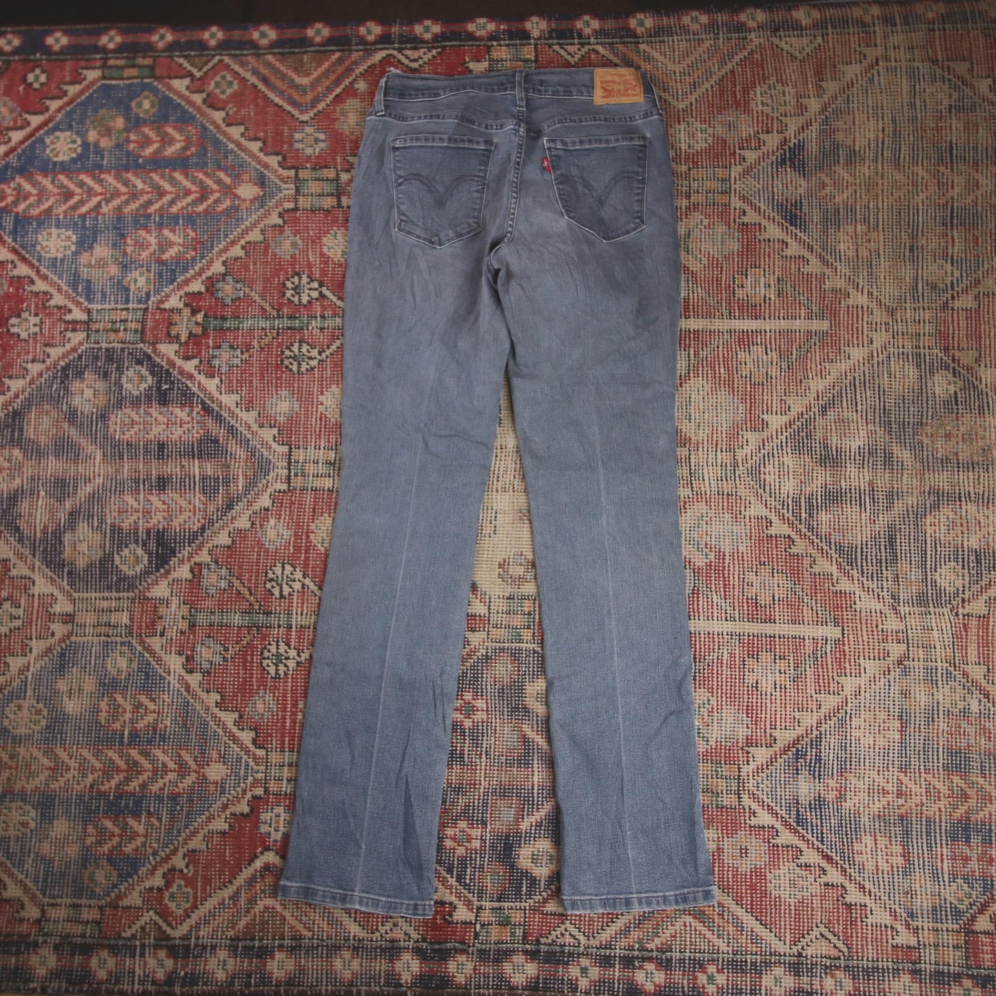 Levi's 505 W28 L31 Straight Leg Regular Fit Blue Denim Jeans