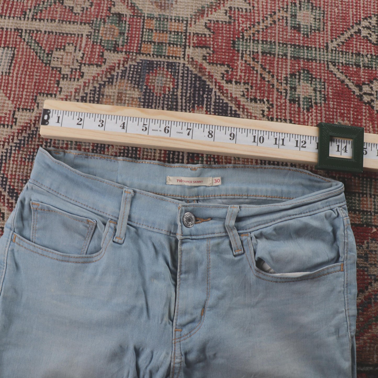 Levi's Red Tab W28 L28 Skinny Blue Denim Jeans
