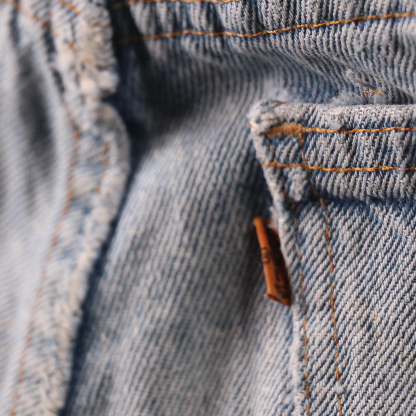Levi's 705 Orange Tab W28 L30 Straight Leg Blue Denim Jeans