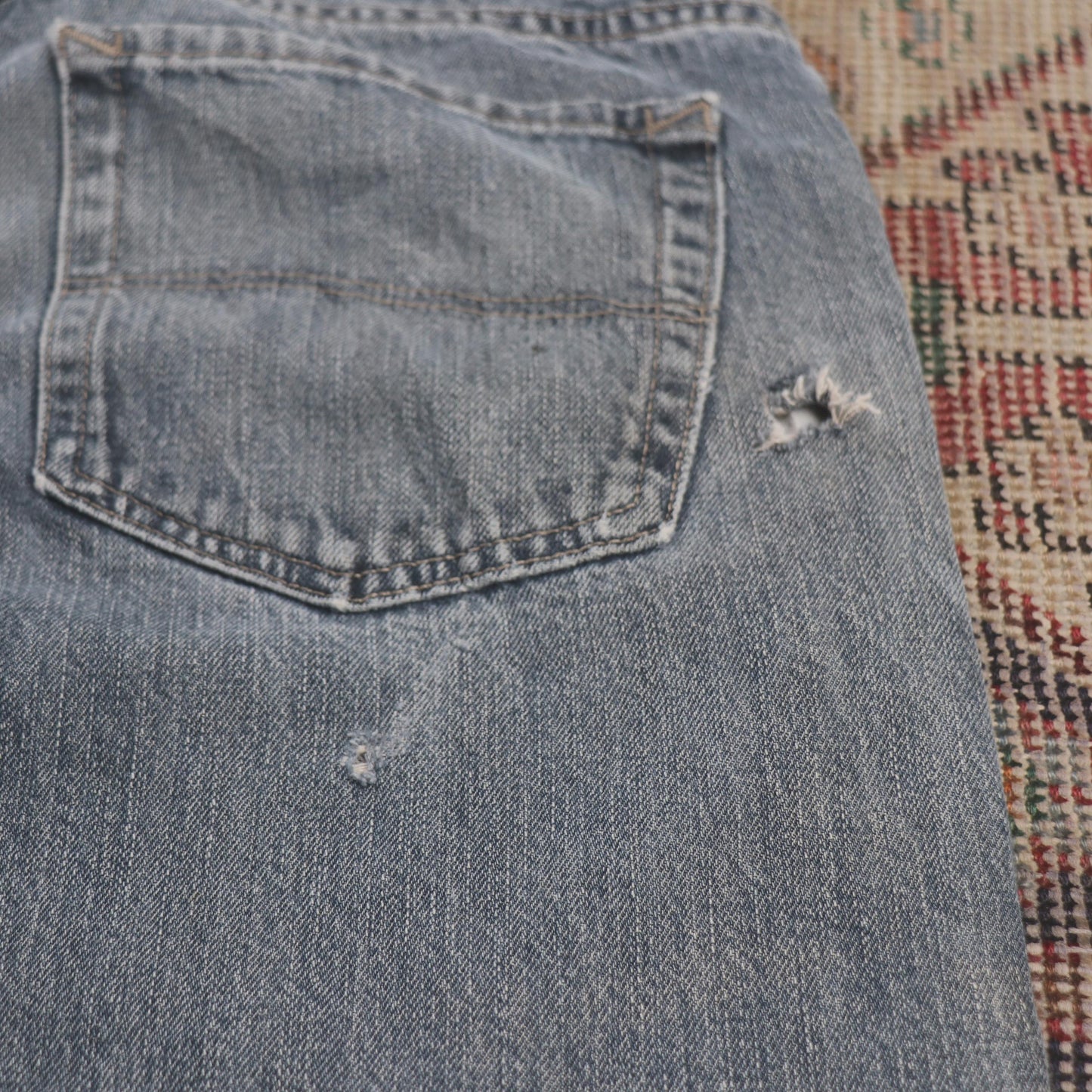 Lee W30 L30 Straight Leg Relaxed Fit Blue Denim Jeans