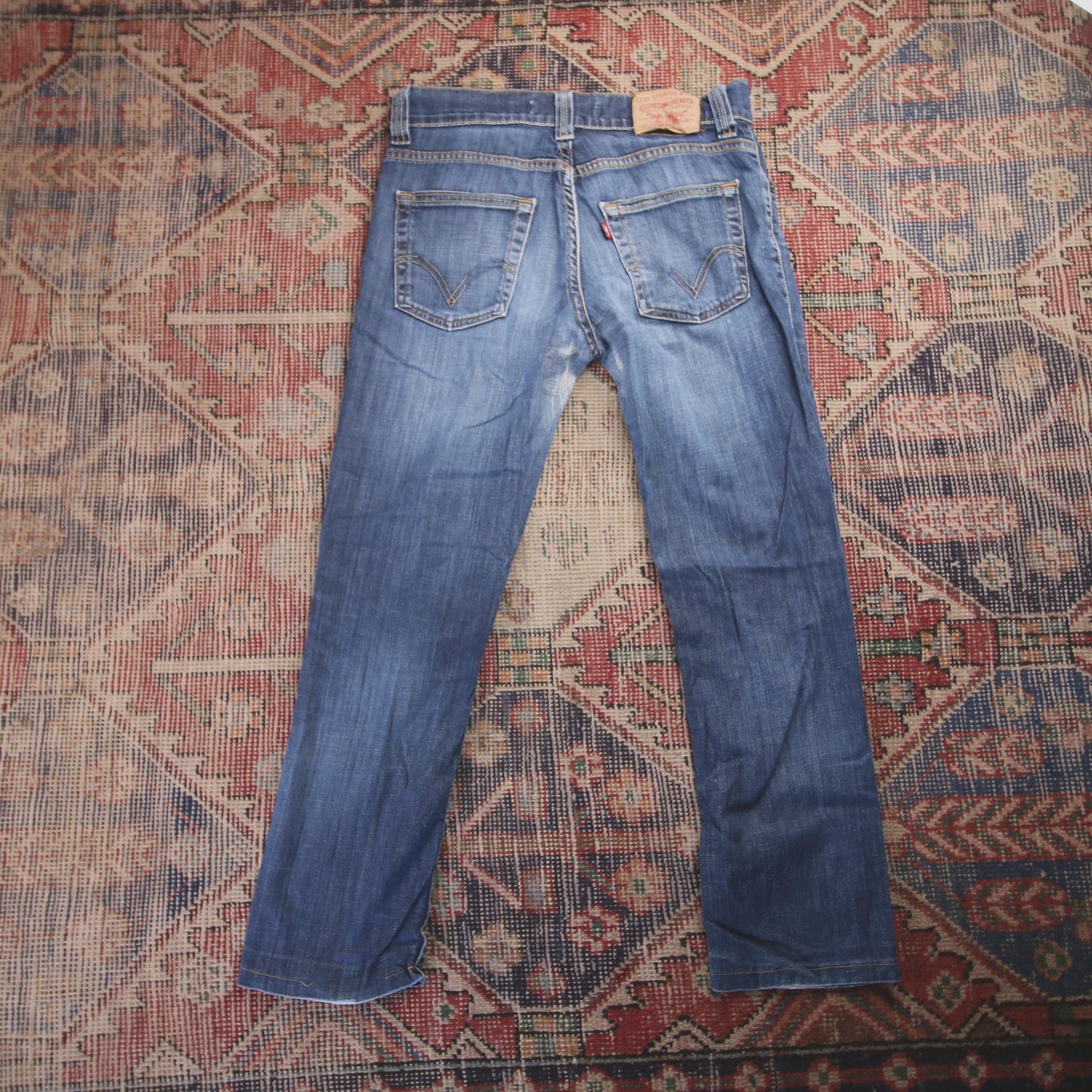 Levi's 511 W32 L26 Slim Fit Blue Denim Jeans