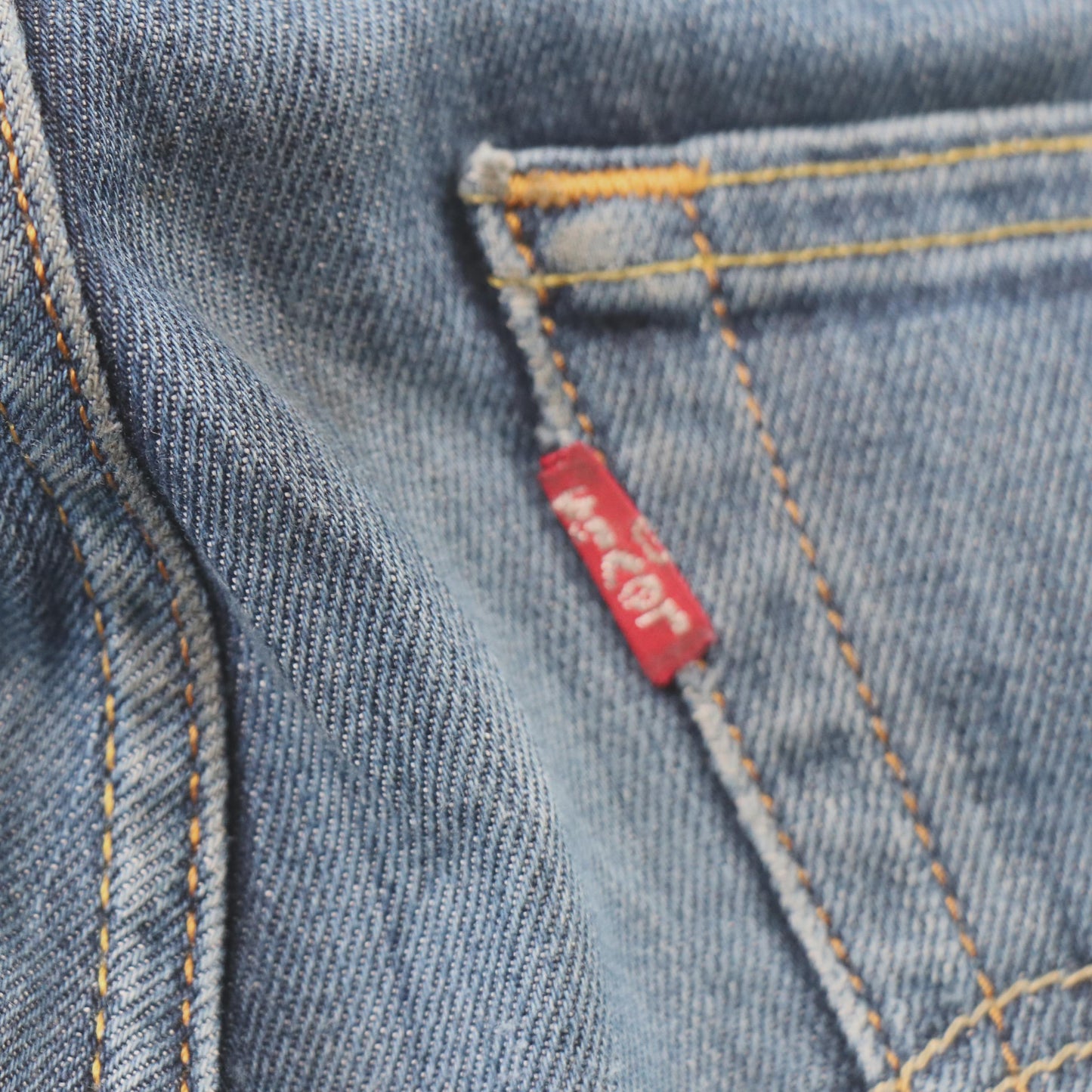 Levi's 506 Red Tab W30 L28 Straight Leg Blue Denim Jeans