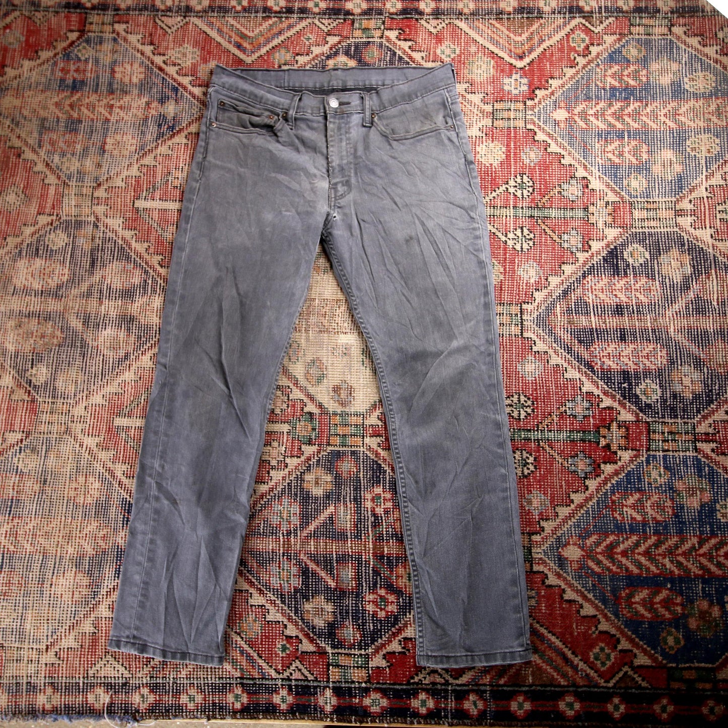 Levi's 511 W34 L26 Slim Fit Grey Denim Jeans