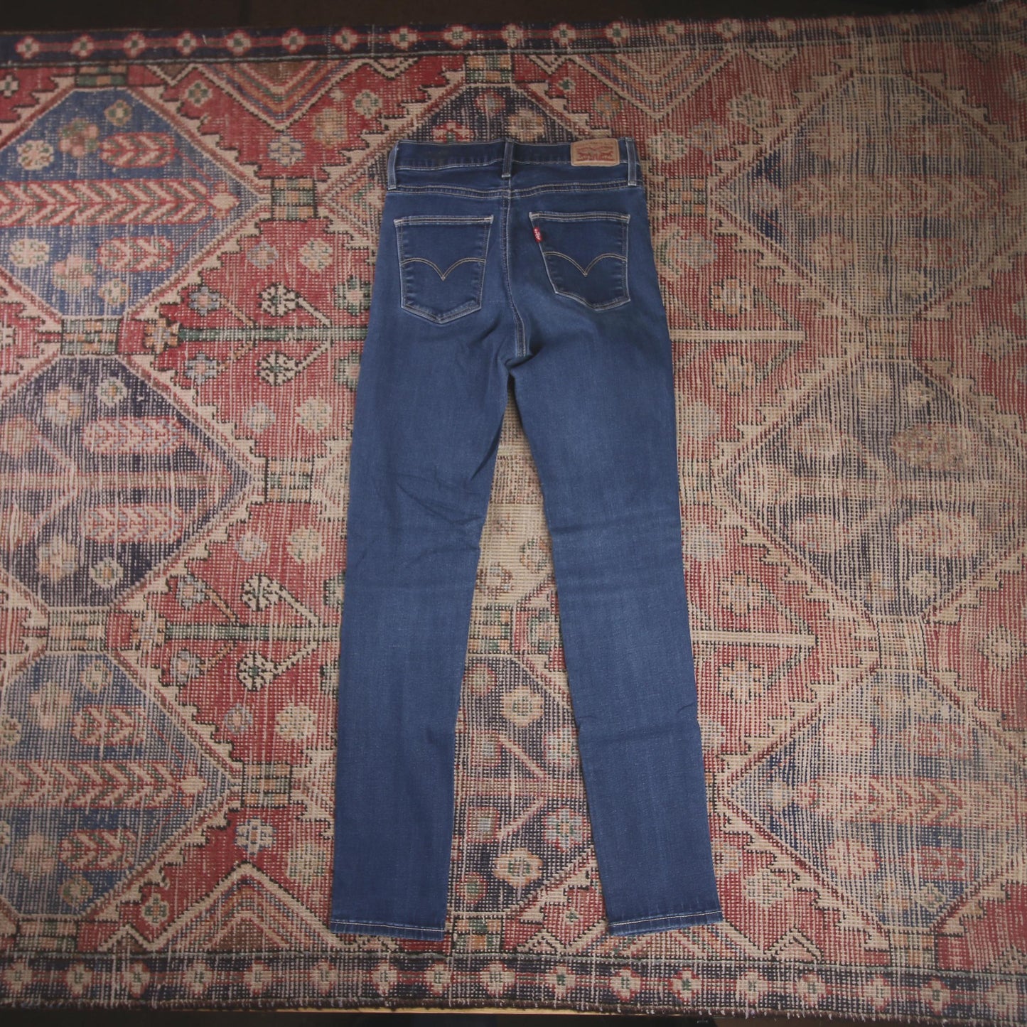 Levi's W24 L28 Skinny Blue Denim Jeans