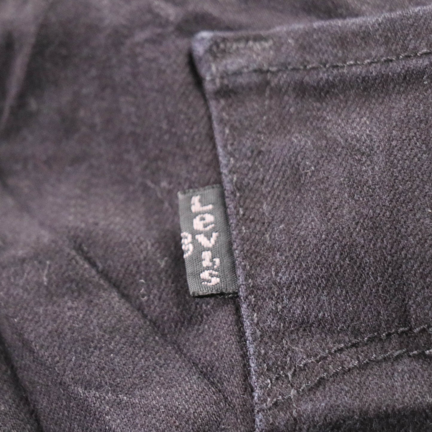 Levi's 510 Red Tab W32 L29 Skinny Classic Ripped Style Black Denim Jeans