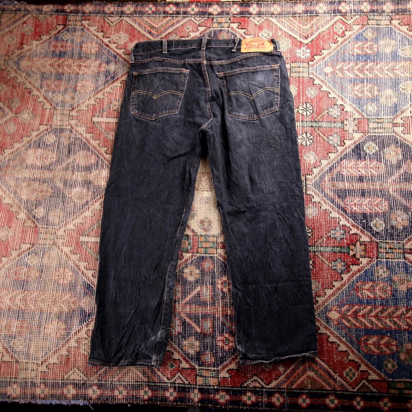Levi's 501 W36 L27 Original Fit Black Denim Jeans