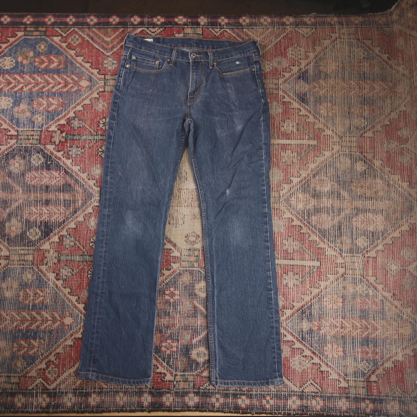 Levi's 514 W34 L30 Straight Leg Blue Denim Jeans